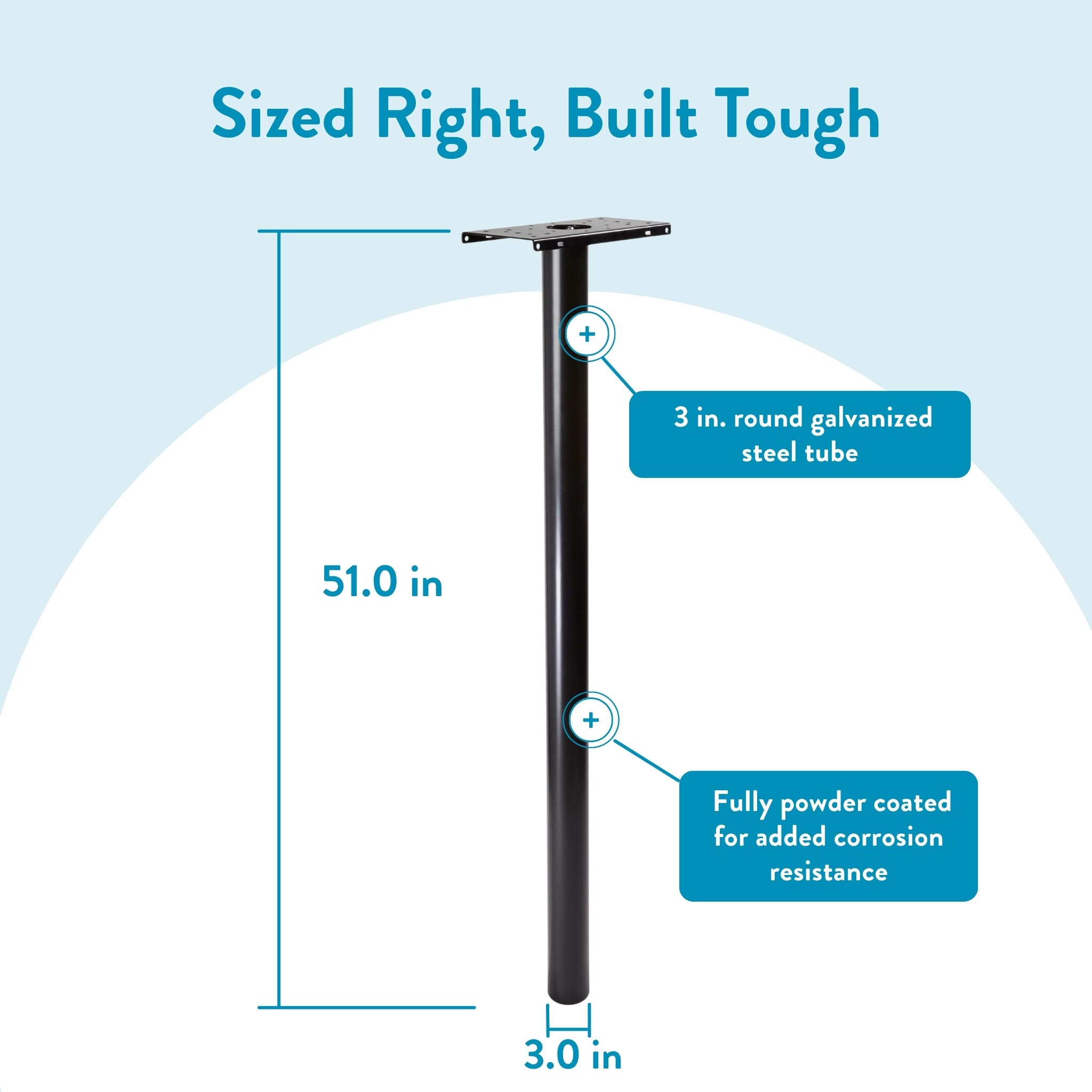 Architectural Mailboxes 7516B-10 Mailbox-Posts - View #5