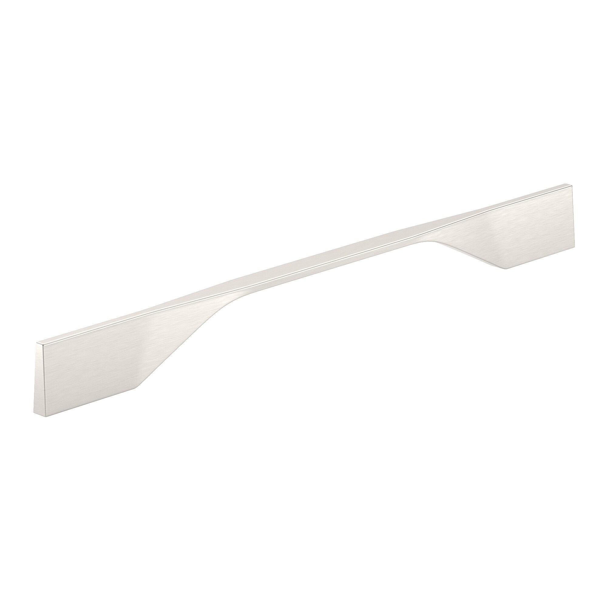 Richelieu BP9253256195 Creston 8-13/16-in or 10-1/8-in , 224mm or 256mm Center to Center Brushed Nickel Dual Mount Arch Handle