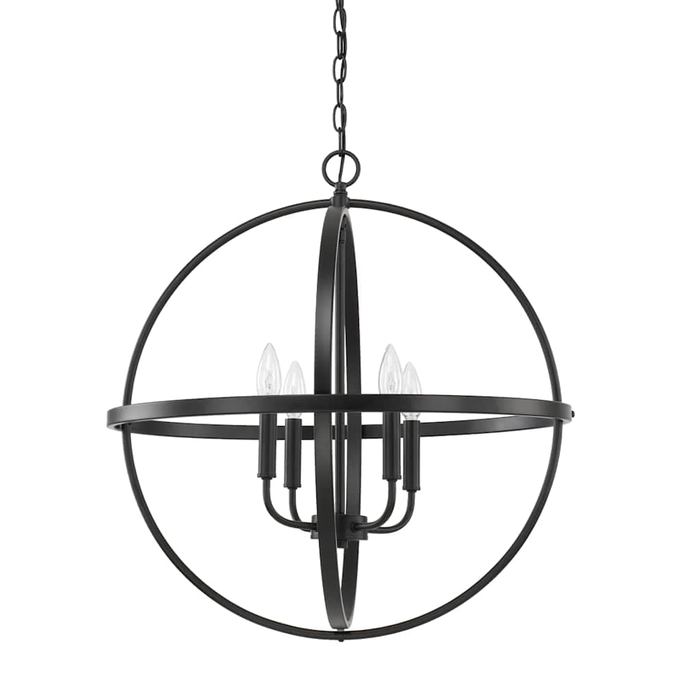 Capital Lighting  317542 4 Light 23 Inch Wide Taper Candle Pendant