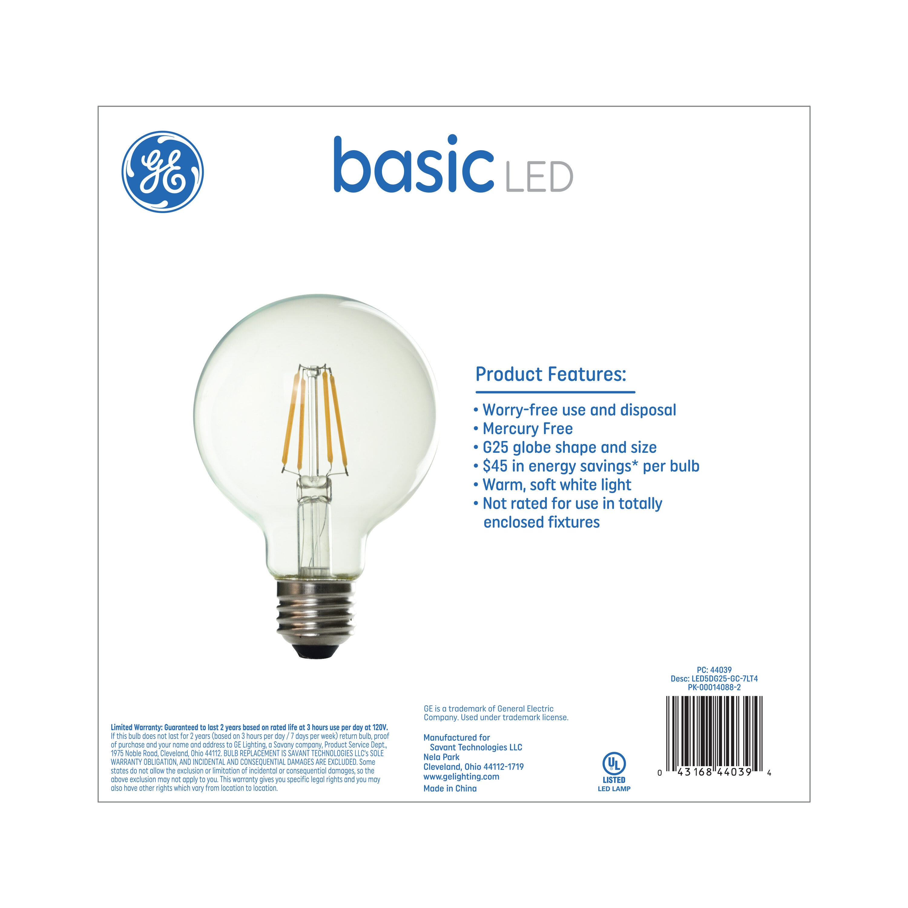GE 44039 Dec-Led-Light-Bulbs - View #3