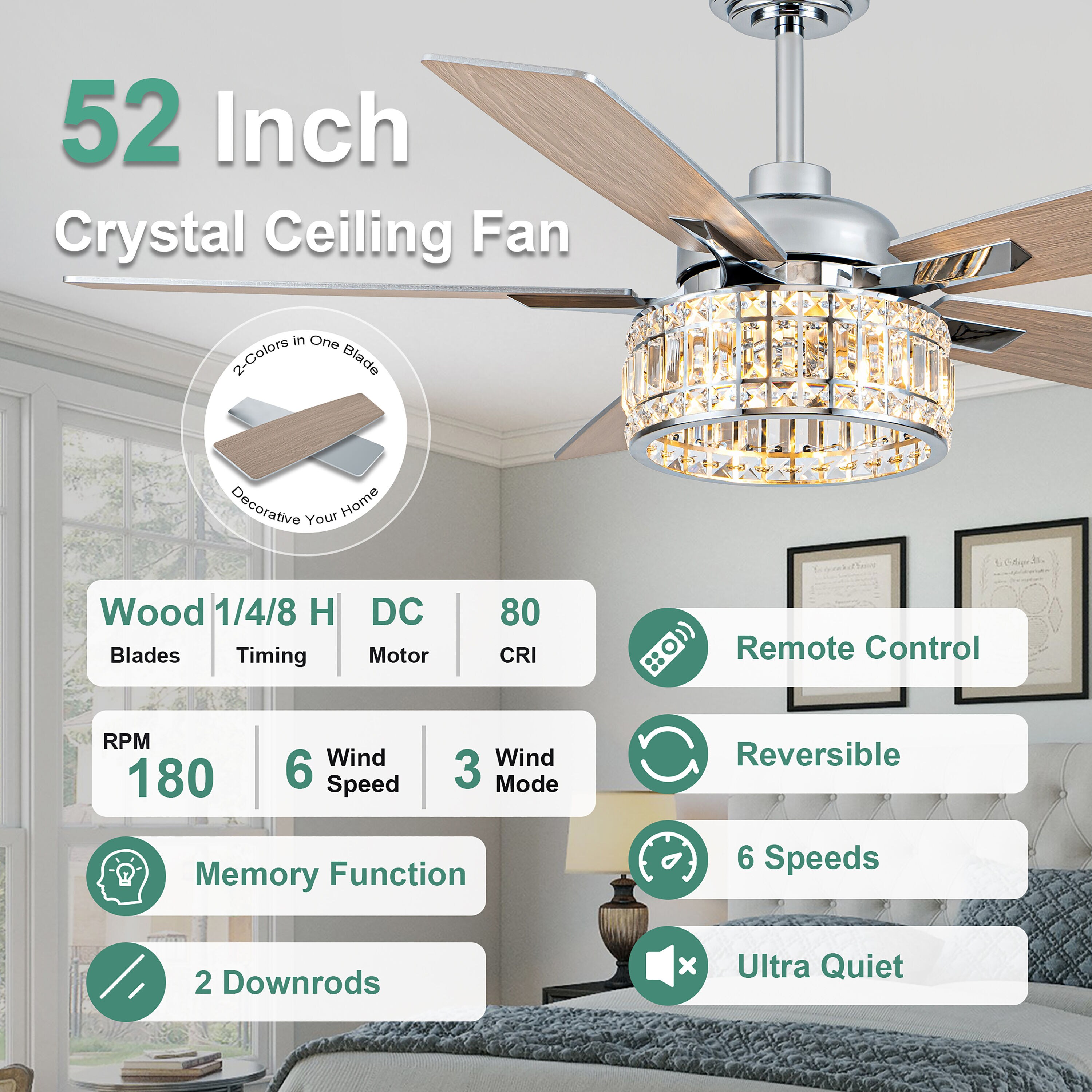 Cusp Barn CS52P27MD Ceiling-Fans - View #2