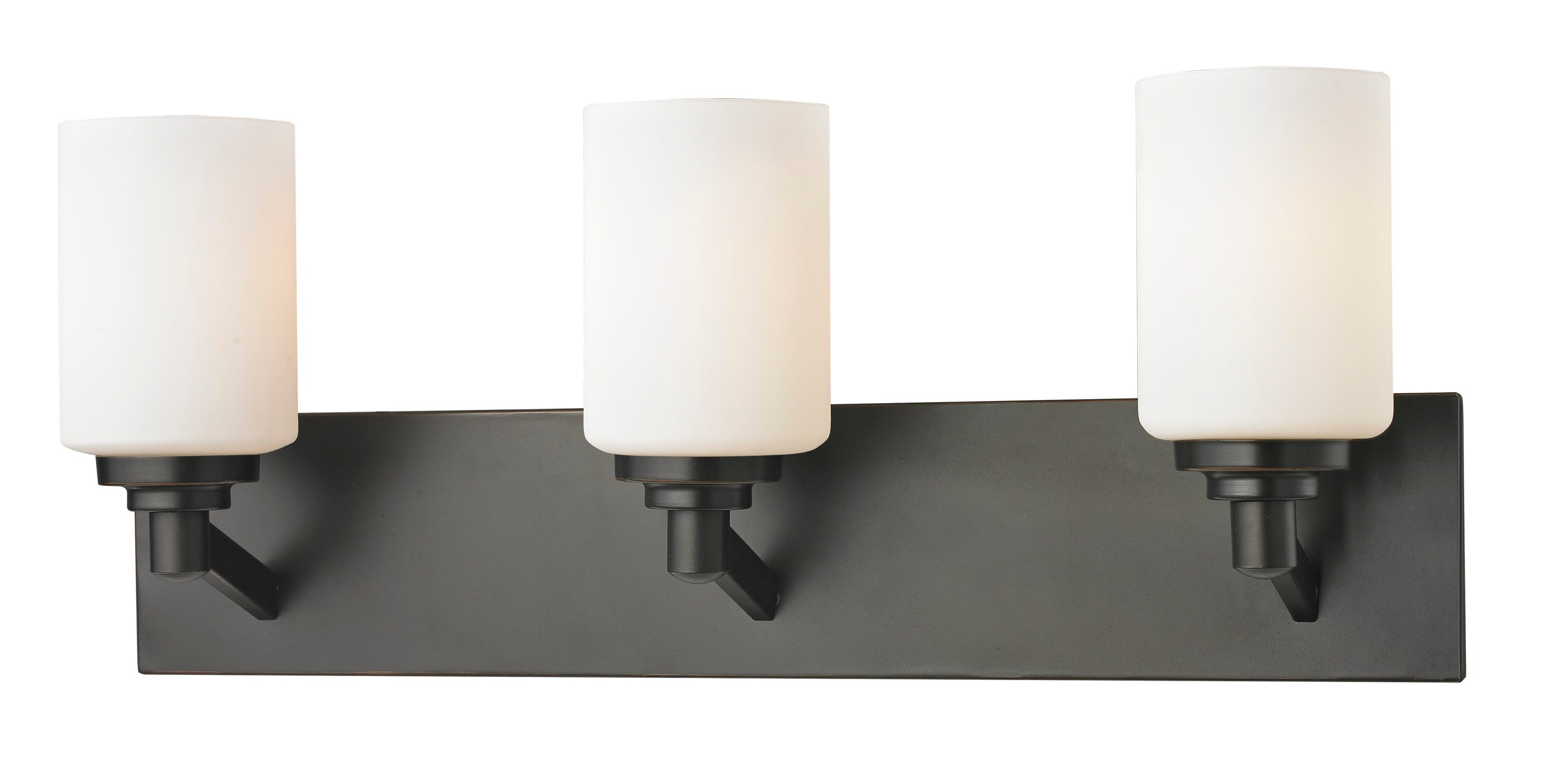 Z-Lite 411-3V Montego 23-in 3-Light Coppery Bronze Transitional Vanity Light