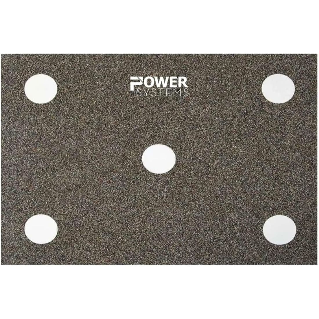 Power Systems - Premium Dot Drill Mat-Speed and Agility Training Workout Drill Mat-Black