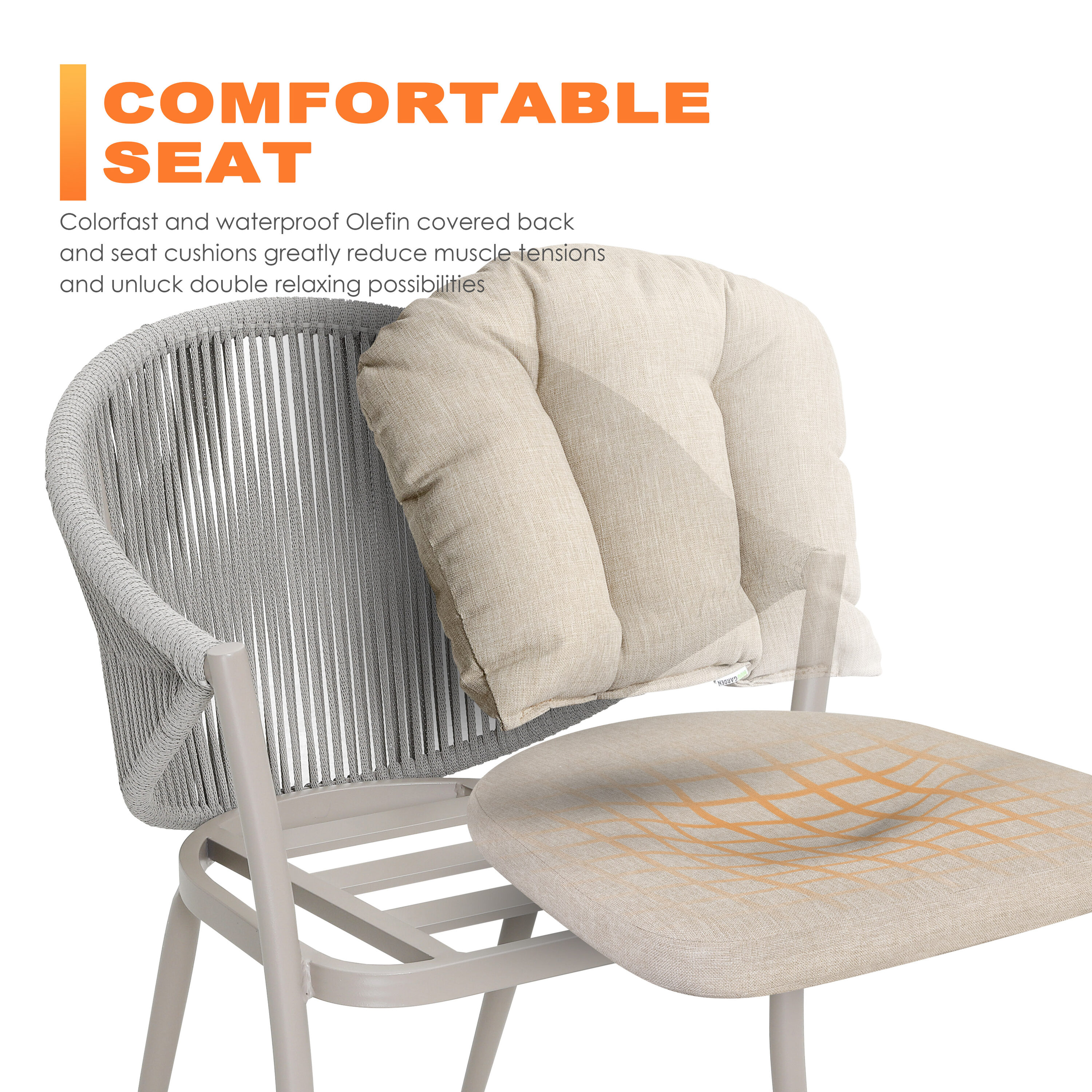 Nuu Garden DW101-KF Patio-Chairs - View #2