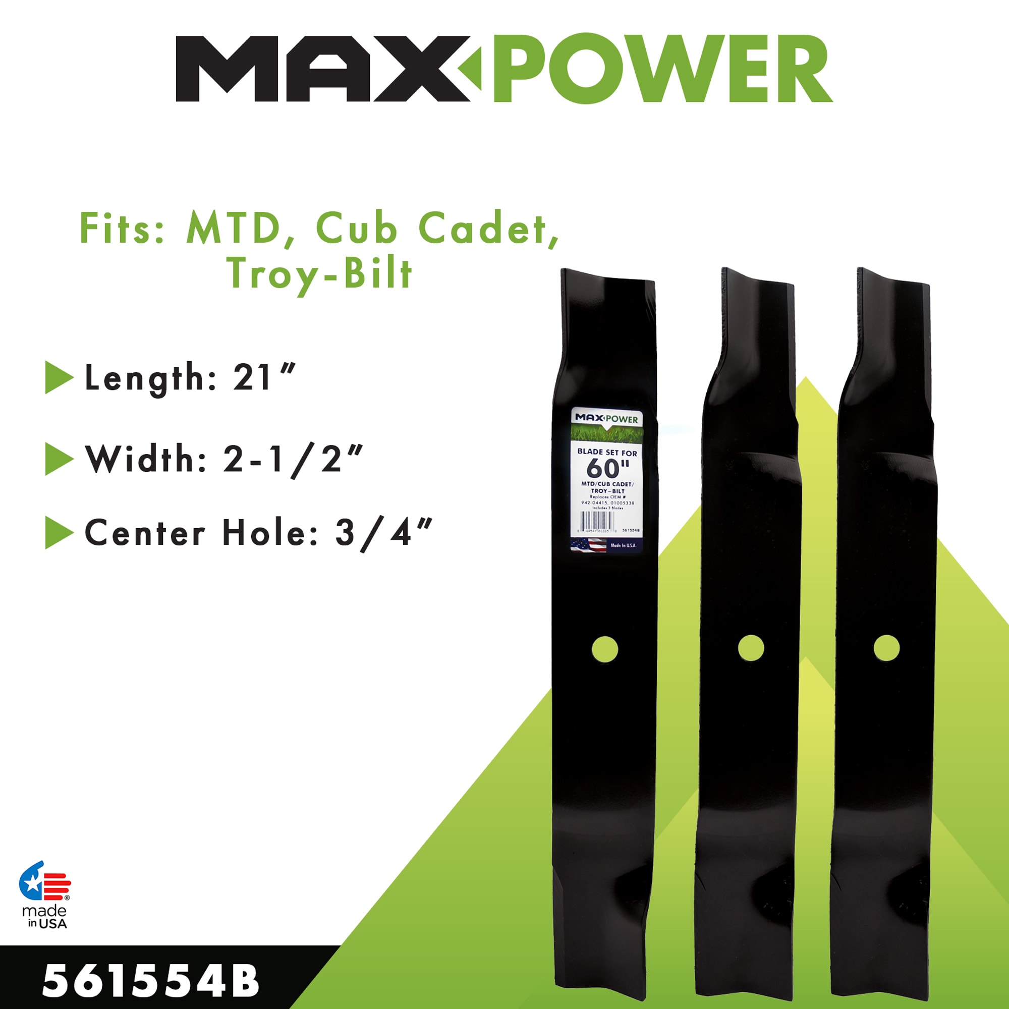MaxPower 561554B Ope-Mower-Blades - View #4