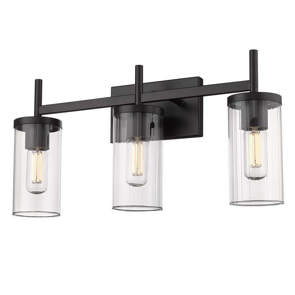 Golden Lighting 7011-BA3 BLK-CLR b089995 - View #4