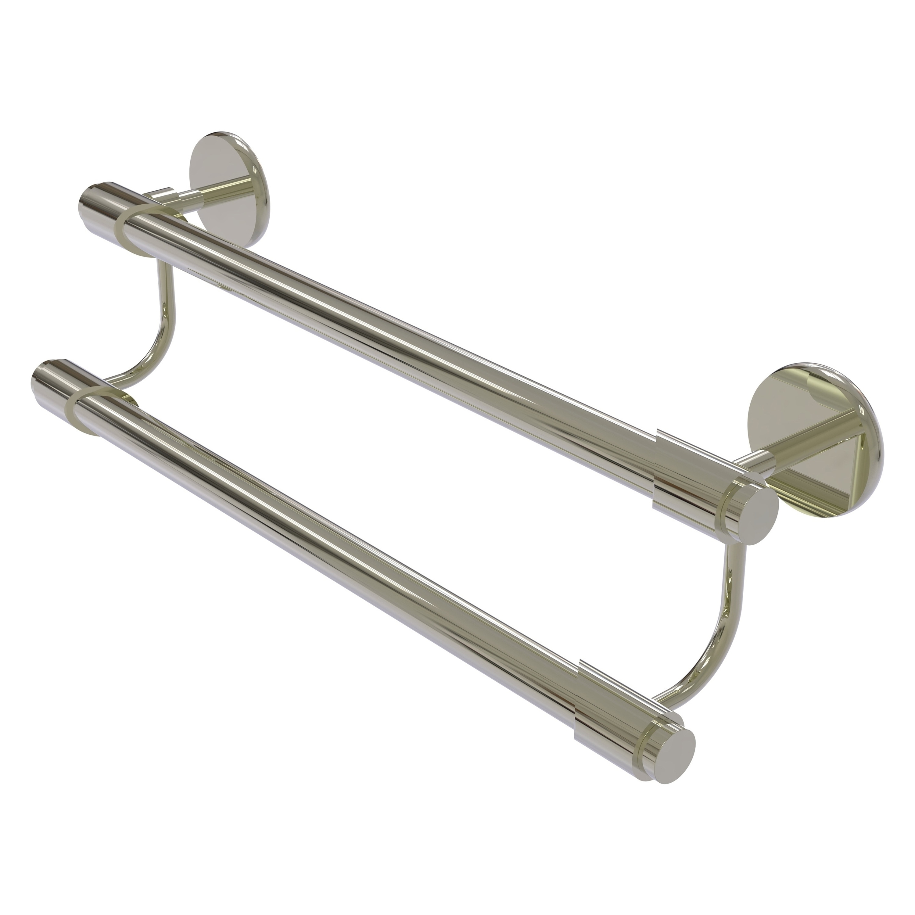 Allied Brass TR-72/30-PNI Tribecca 30-in double Polished Nickel Wall mount Double Towel Bar