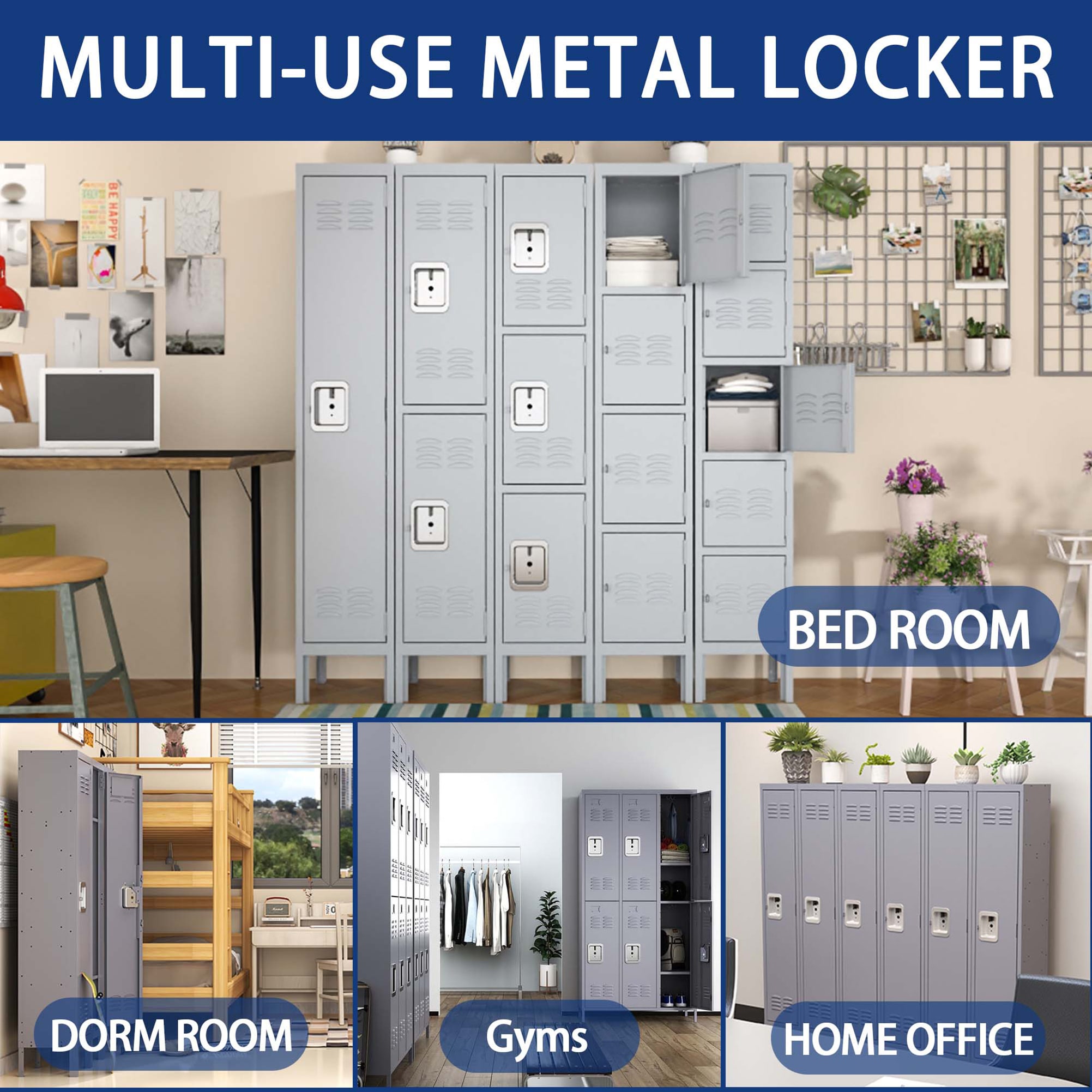 Kahomvis MAKE-QPO2-995 Storage-Lockers - View #6