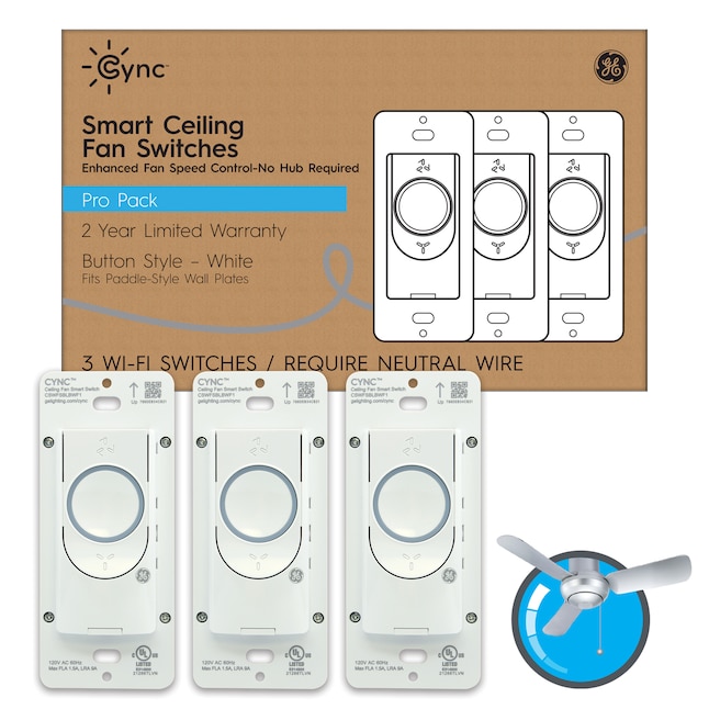 Ge Cync Ceiling Fan Switch Pro Pack 1 5