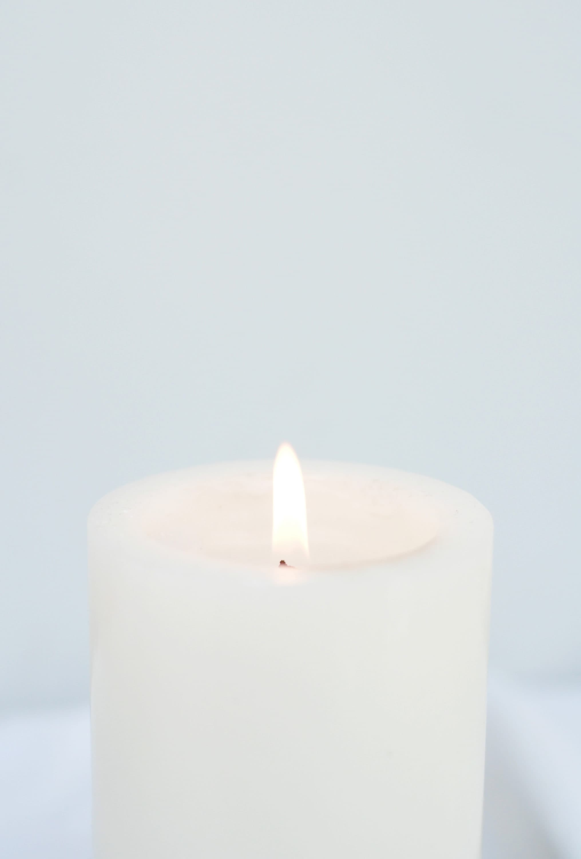Plain White Candles /velas Blancas Simples -  Israel