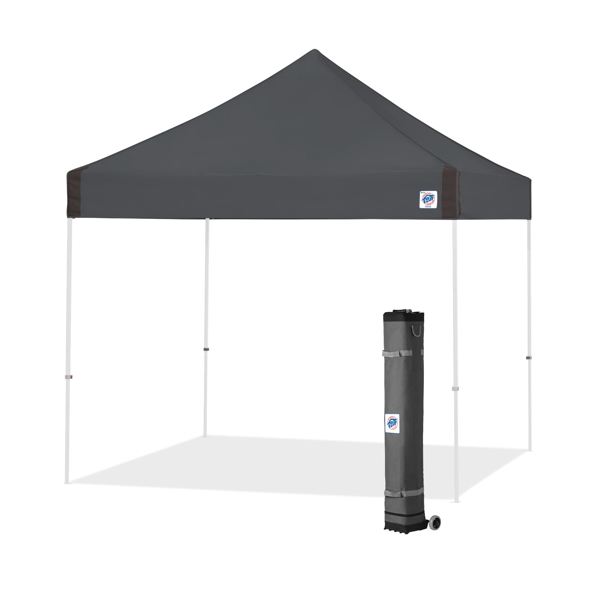 E-Z UP VG3WH10SG 10-Feet x 10-Feet Square Steel Gray Pop-up canopy