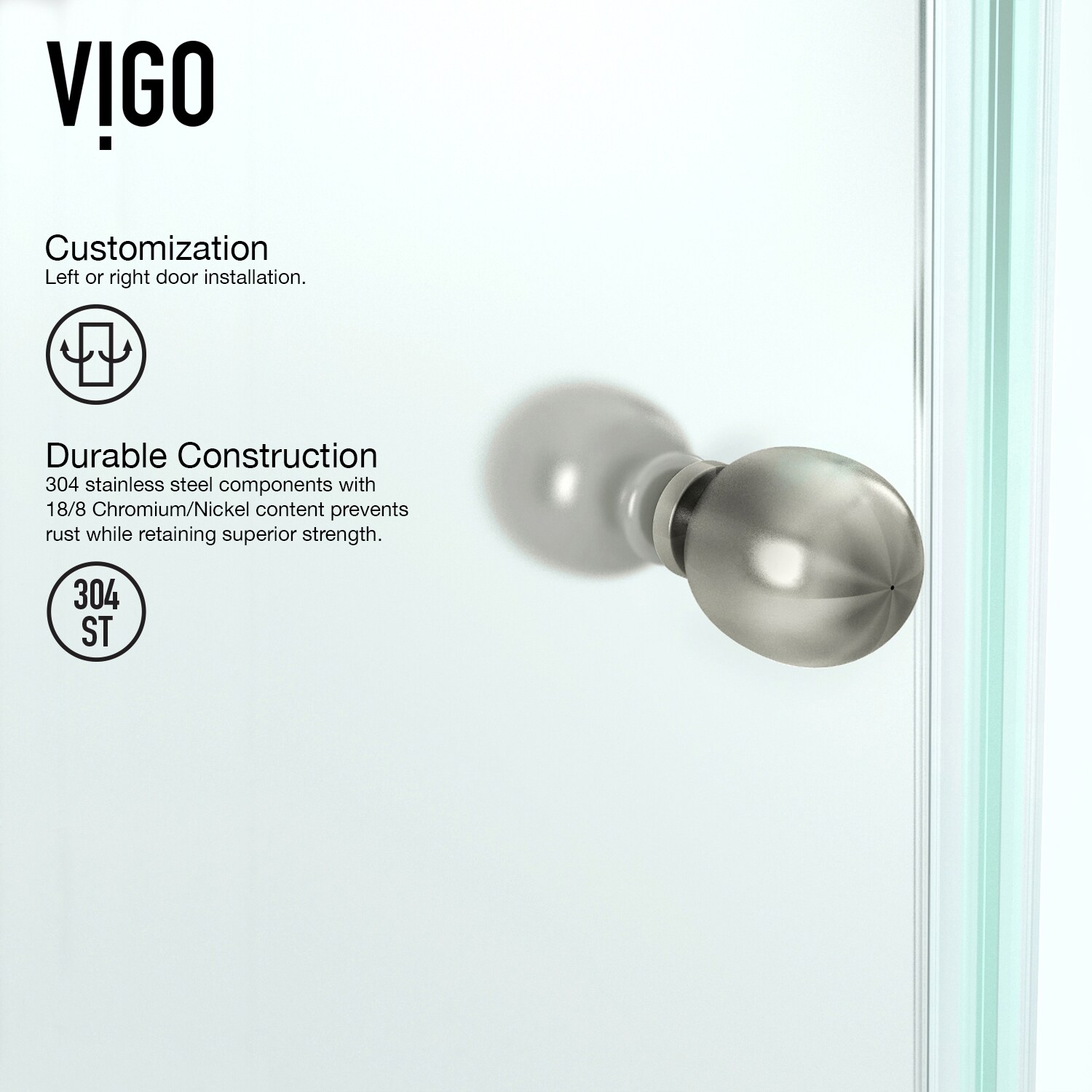VIGO VG6061BNCL40 Shower-Doors - View #8