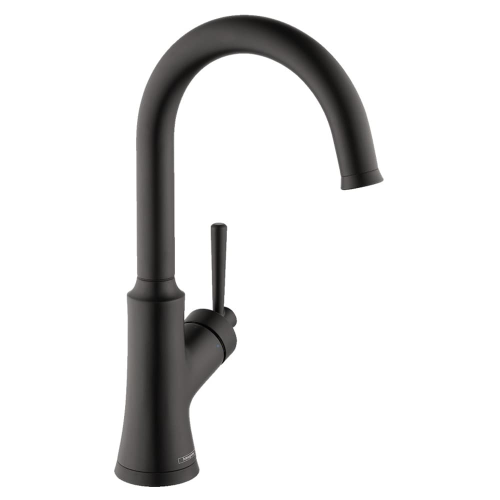 Hansgrohe 04795670 Joleena Matte Black Single Handle Deck-mount Bar and Prep Kitchen Faucet