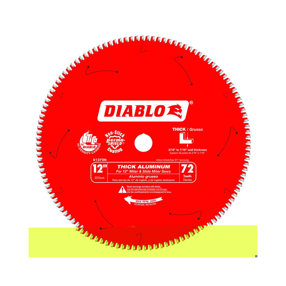 Diablo ACHR149102  2005952 12 in. dia. x 1 in. Carbide Circular Saw Blade 72 Teeth