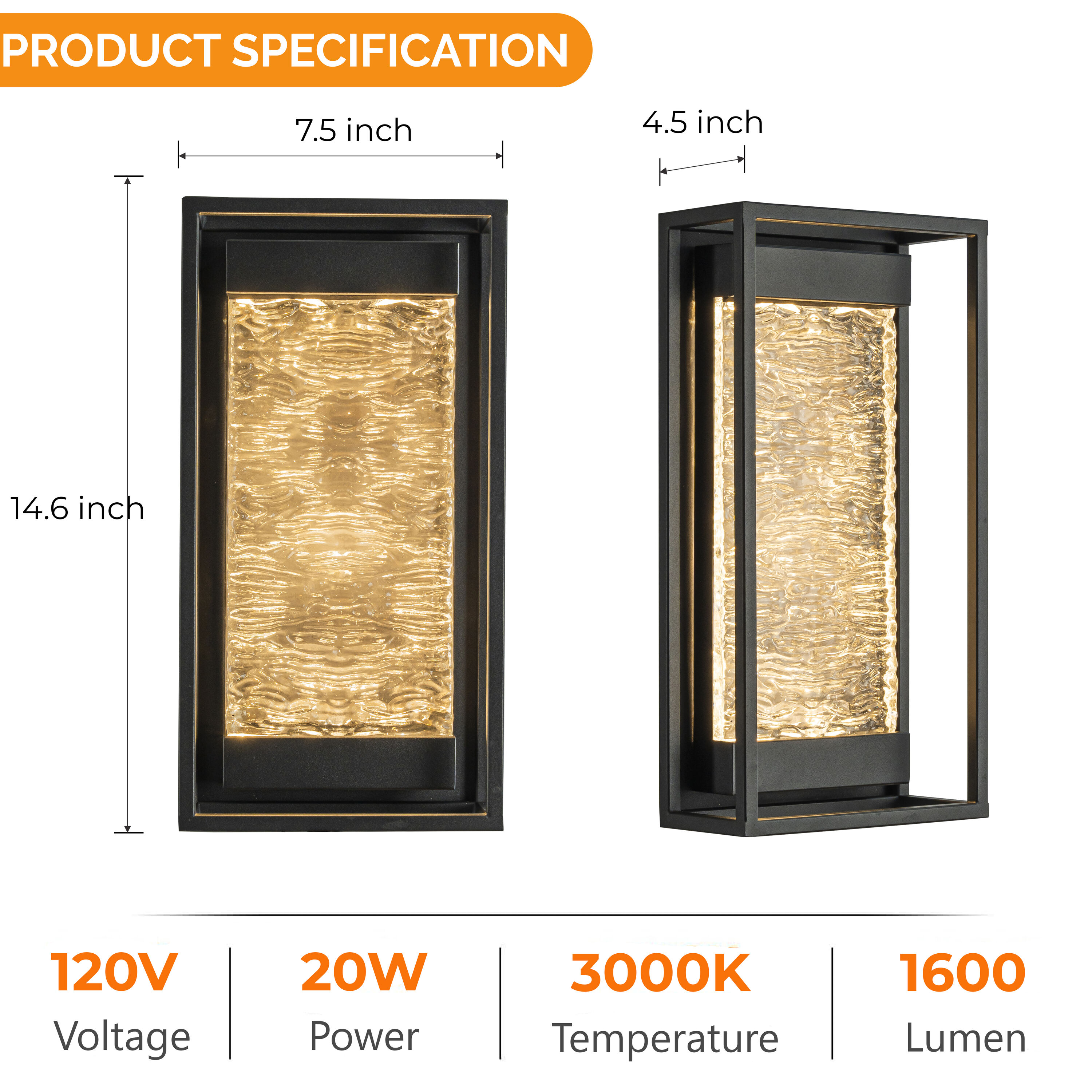 AloaDecor Lighting 2L7440W10A Outdoor-Wall-Lighting - View #3