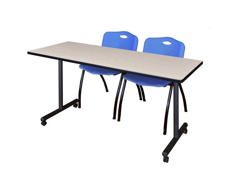 Regency MKTRCC6024PL47BE Training Off-white 4-Person Training Table (60-in W x 29-in H)