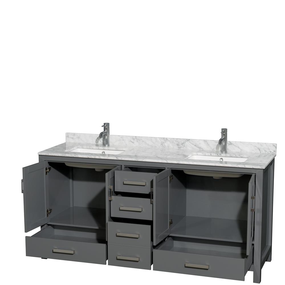 Wyndham Collection WCS141472DKGCMUNSMXX Bath-Vanity-Combo - View #2
