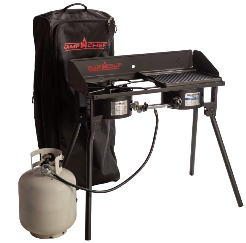 Camp Chef EX60DRCB 2 -Burner Natural gas Manual Steel Outdoor stove