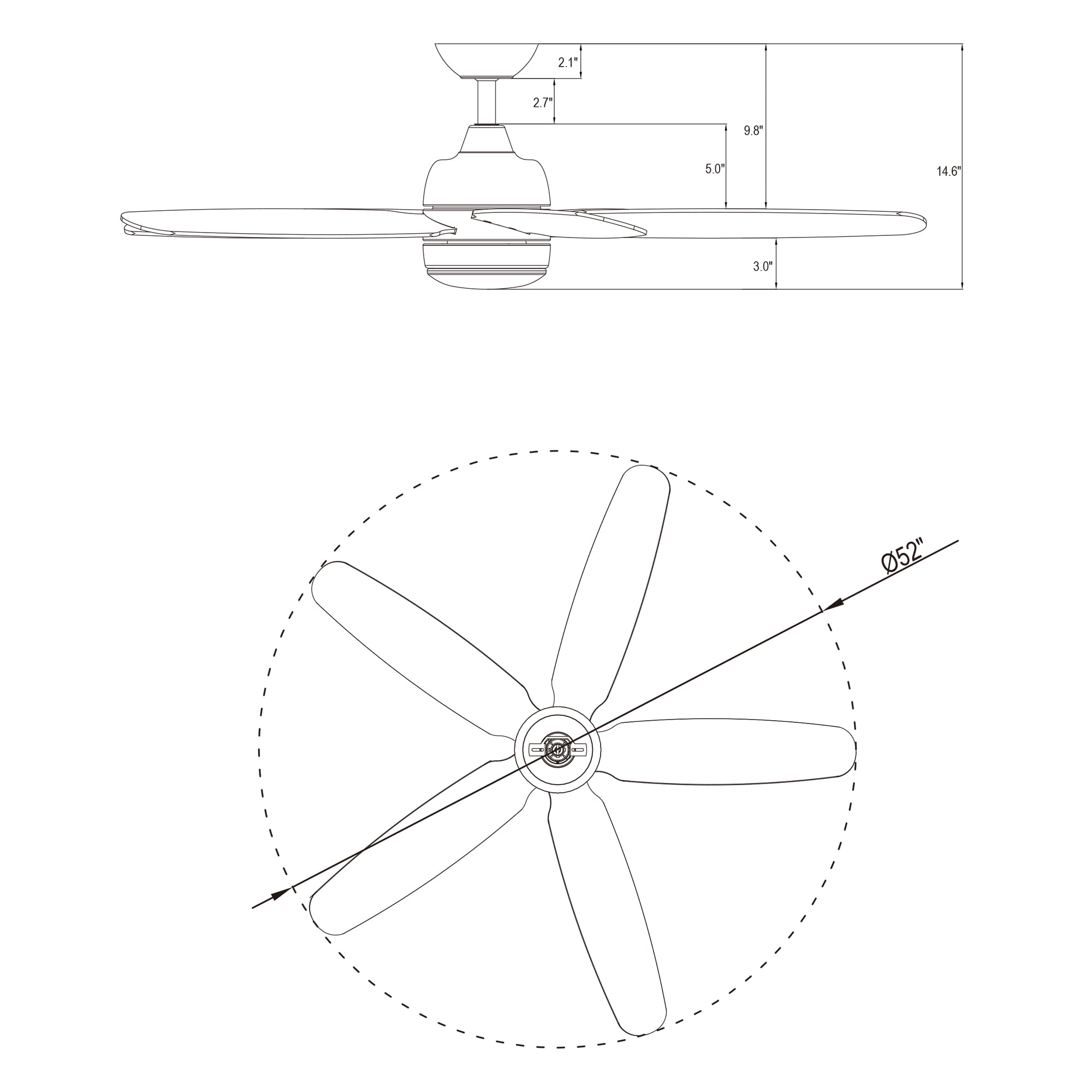 Parrot Uncle BBLAB014A0 Ceiling-Fans - View #4