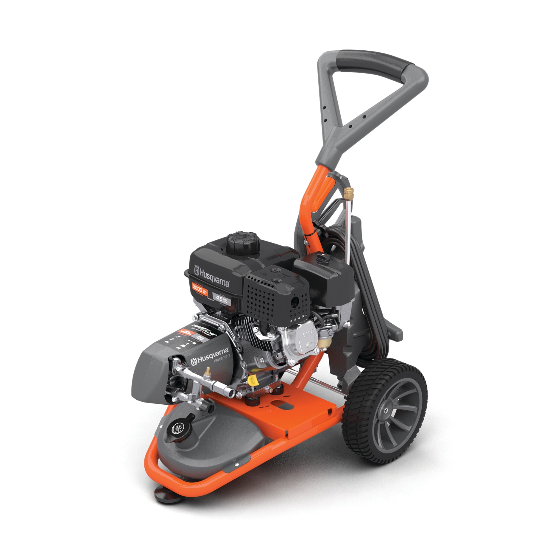 Husqvarna Medium Duty 3200 4.5-GPM Cold Water Gas Pressure washer with 4 Spray Tips