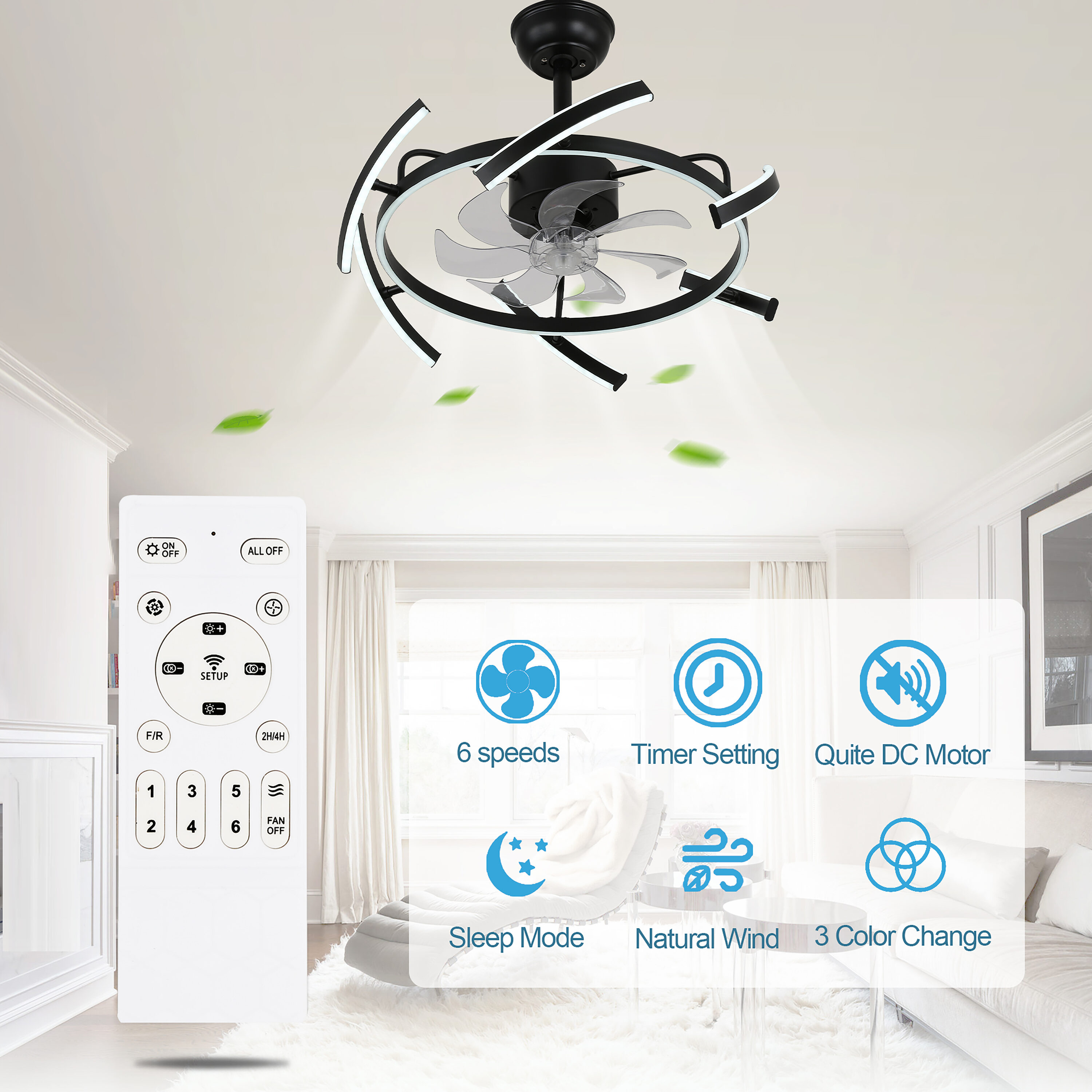 Oaks Decor DC2405 Ceiling-Fans - View #10