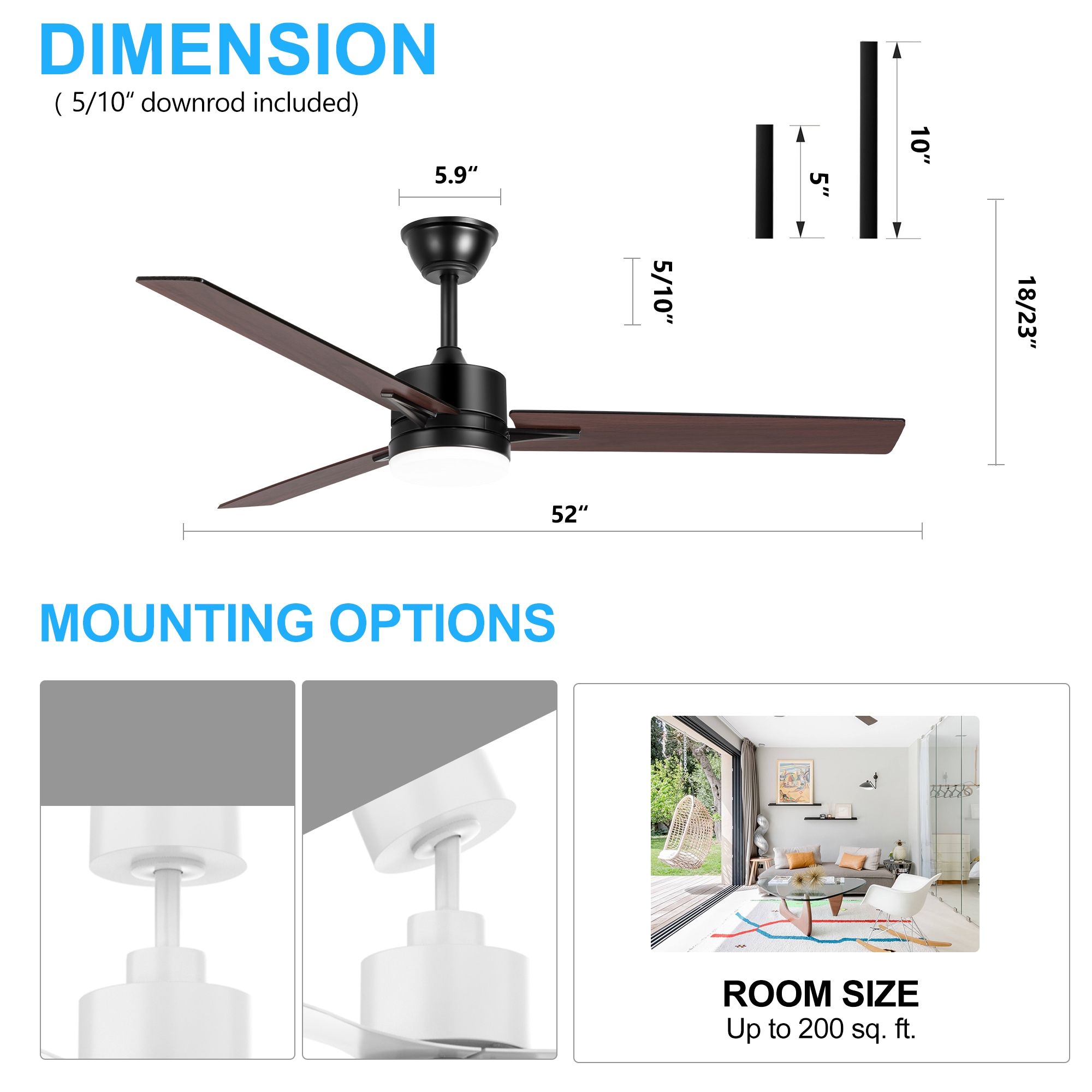 Breezary 33071-BW Ceiling-Fans - View #9