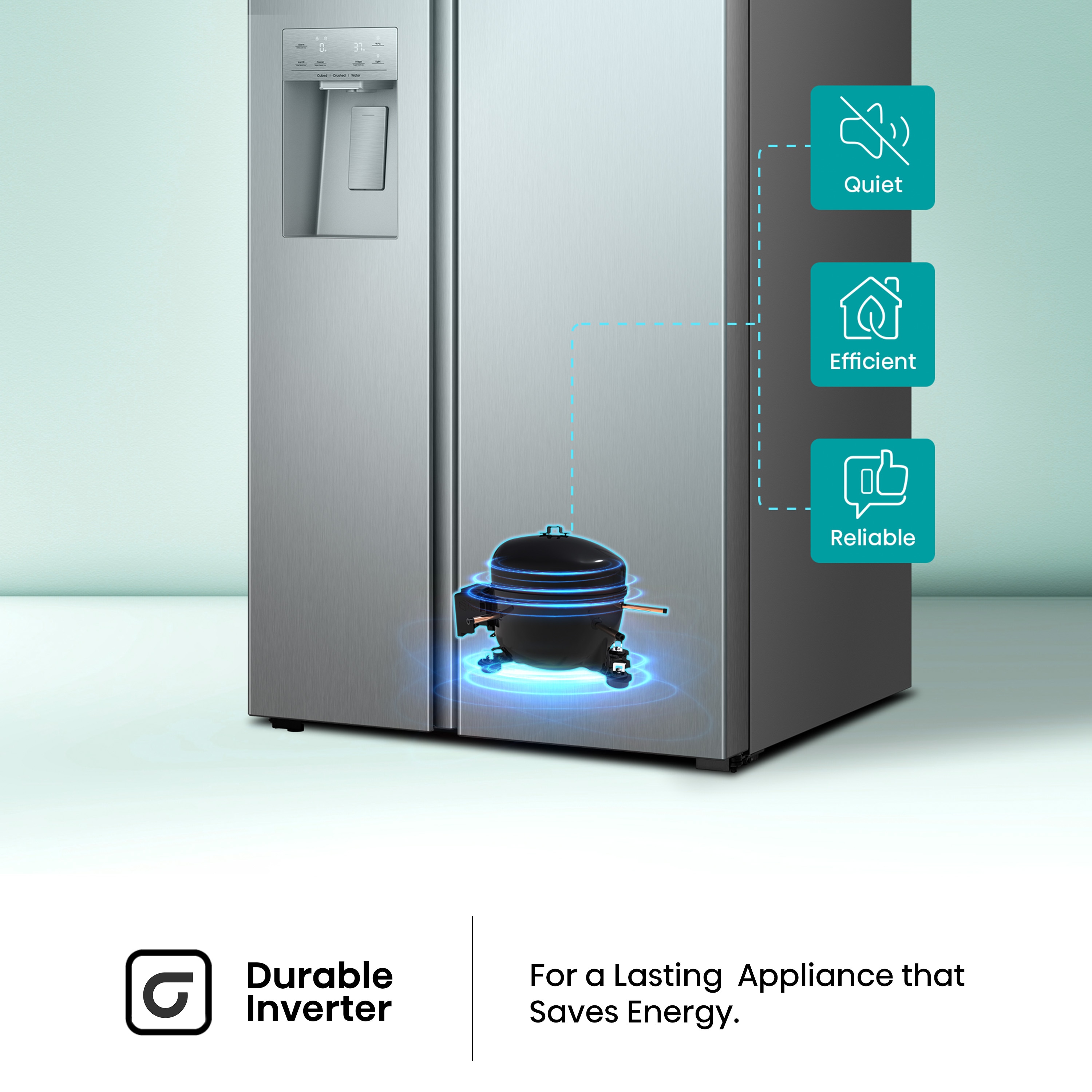 Hisense HRS290P5FSE Side-By-Side - View #18