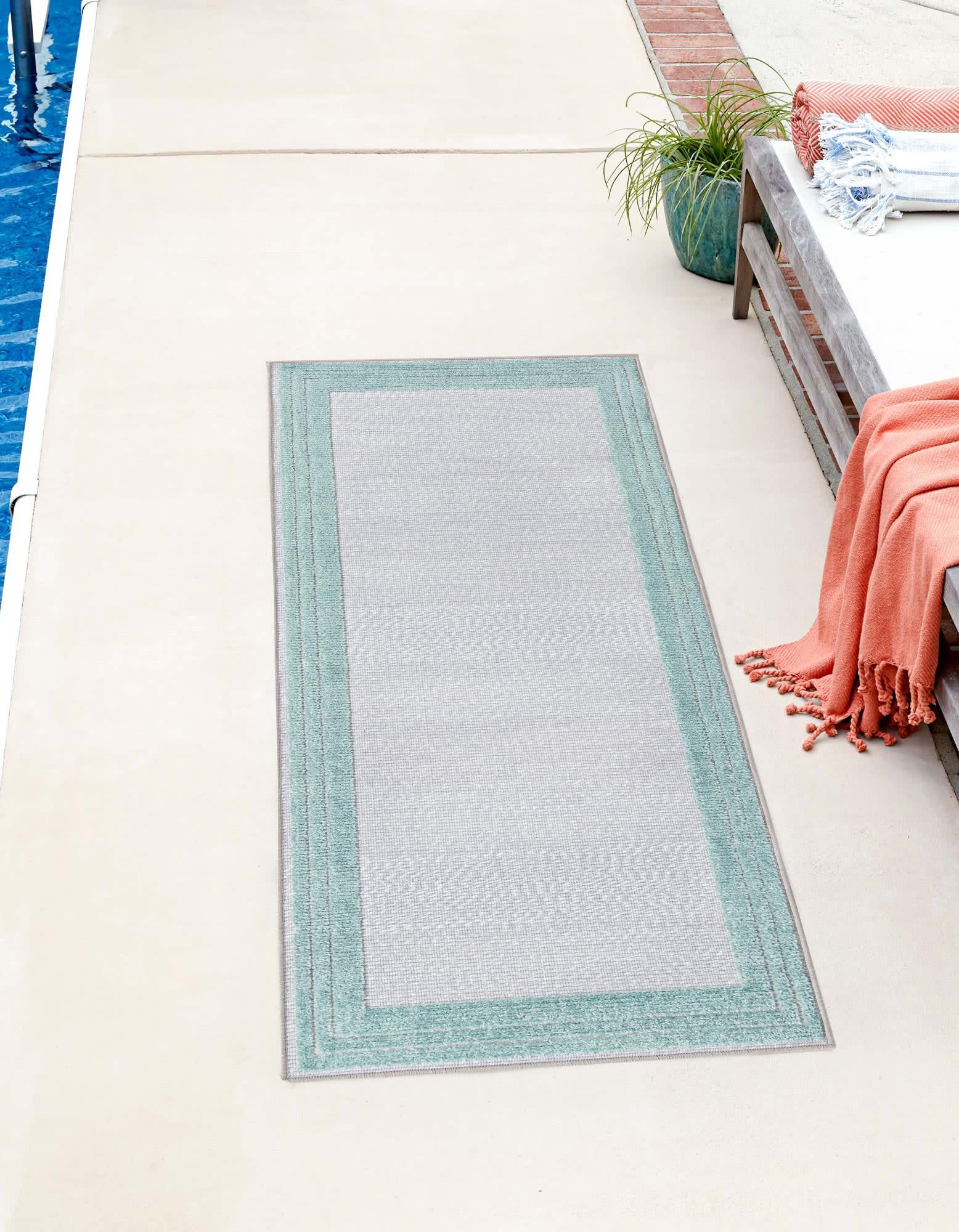 Unique Loom Uni-Eco Indoor/Outdoor 2 X 6 (ft) Rectangular Rubber Non-Slip  Rug Pad in the Rug Pads department at