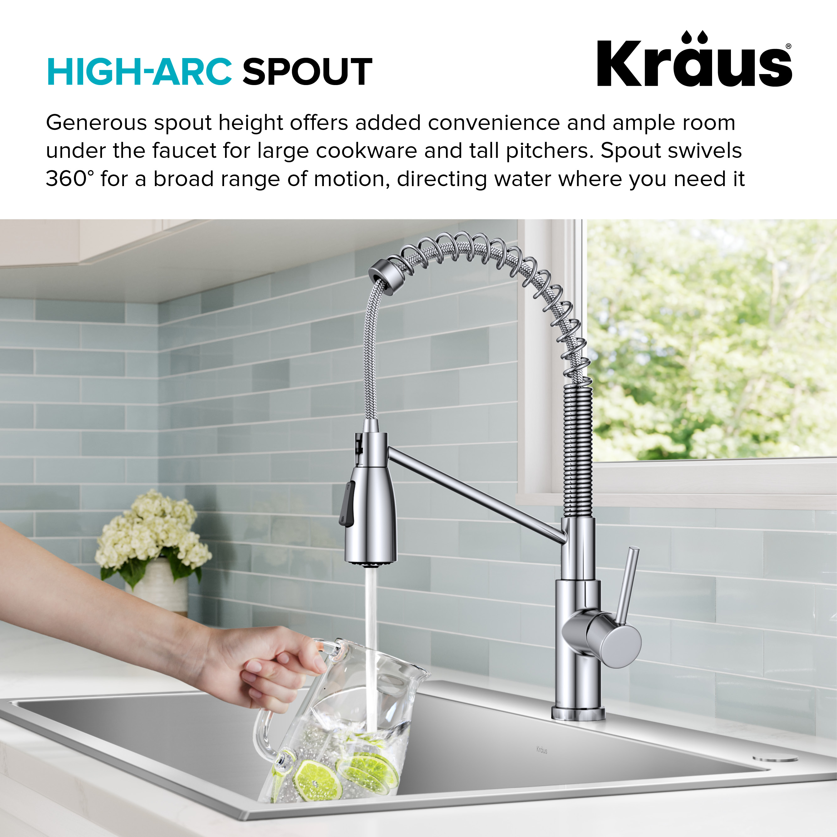 Kraus KPF-1617CH Kitchen-Faucets - View #8