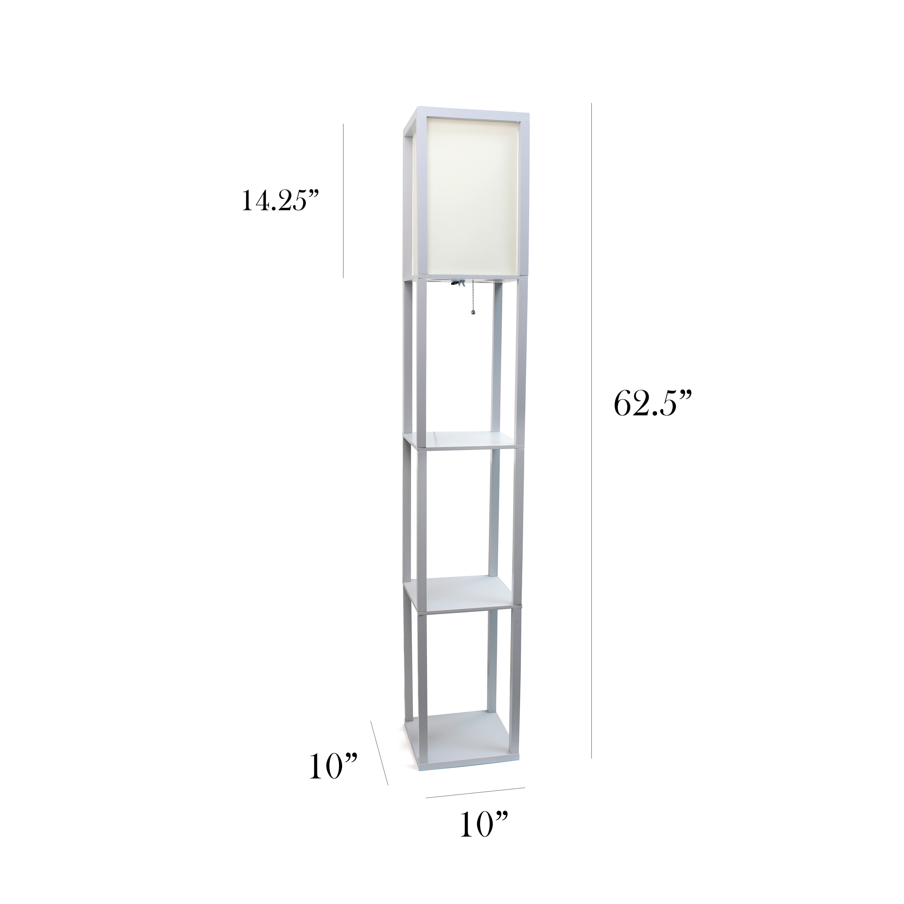 Simple Designs LF1014-GRY-2PK floorlamps - View #3