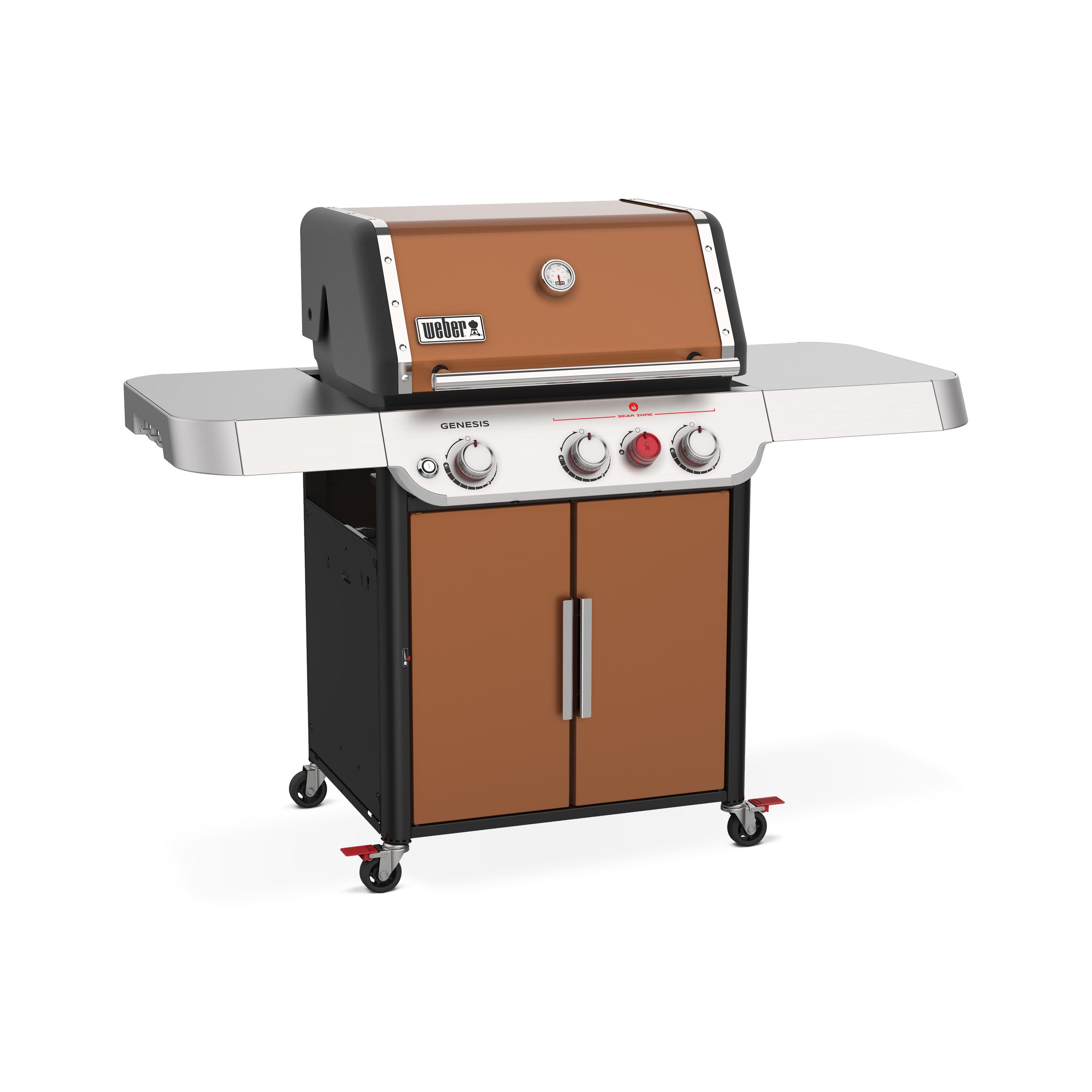 Weber Genesis E-325s Copper 3-Burner Liquid Propane Gas Grill in the Gas Grills at Lowes.com