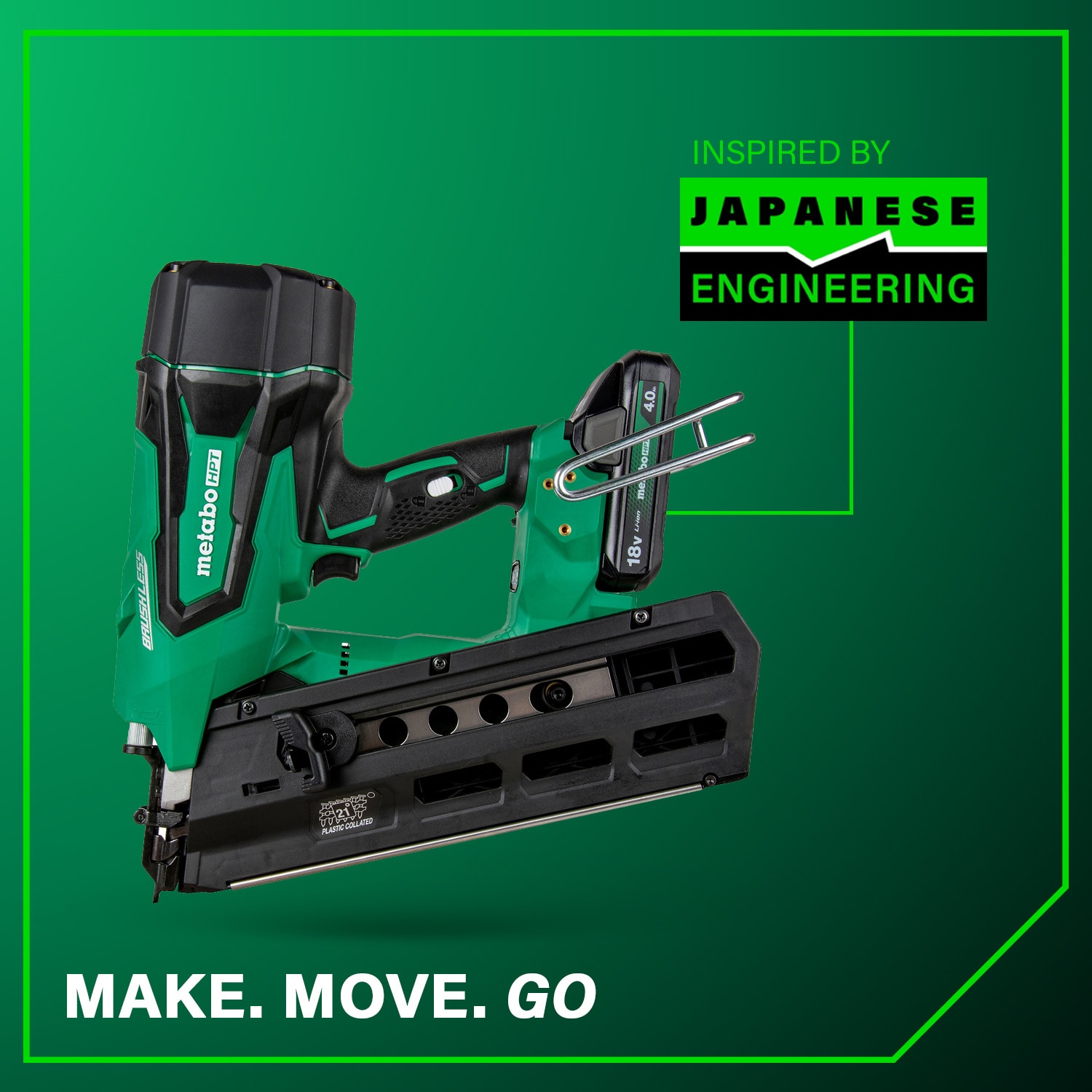 Metabo HPT NR1890DRSTM Cordless-Nailer - View #14
