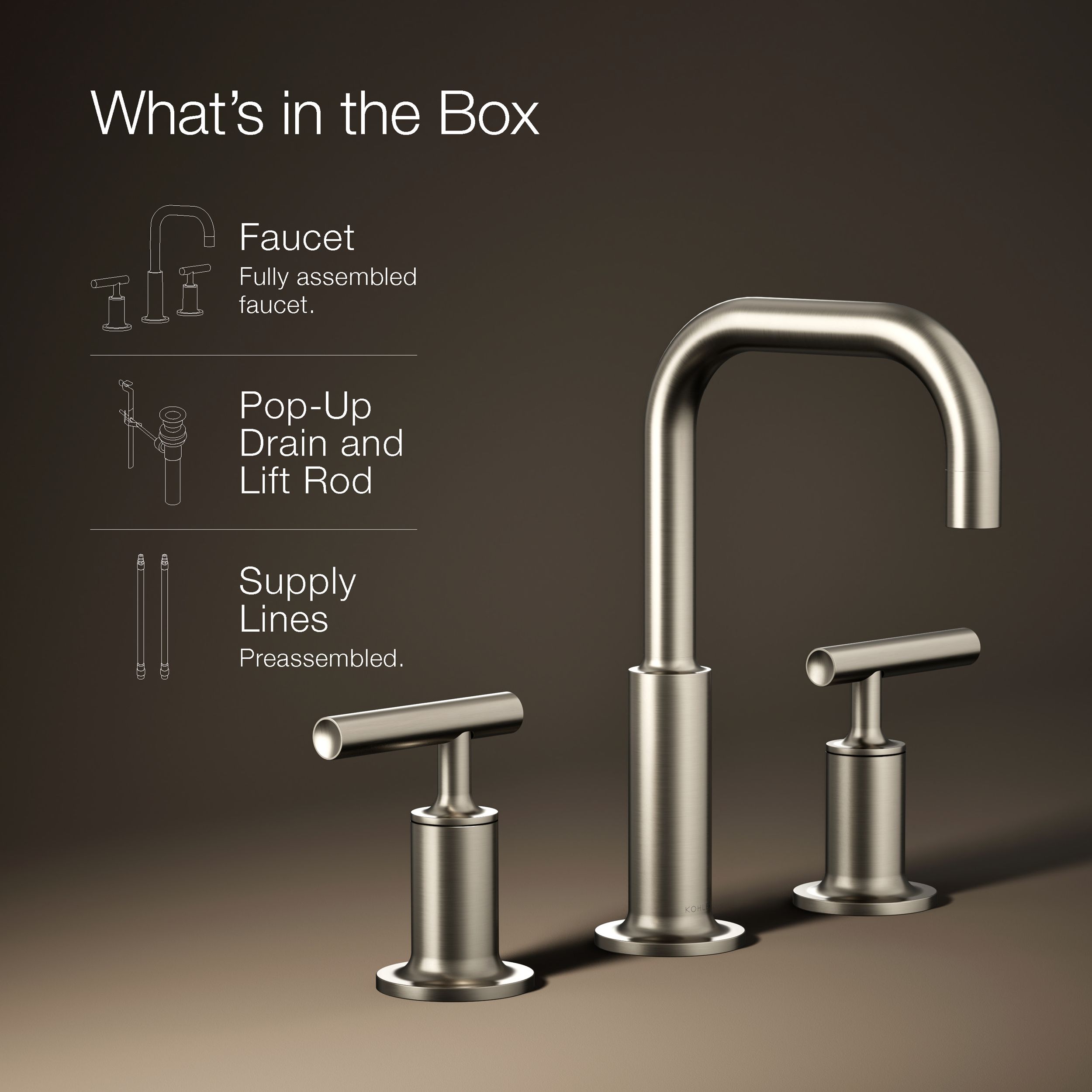 KOHLER 14406-4-BN Lavatory-Faucets - View #13