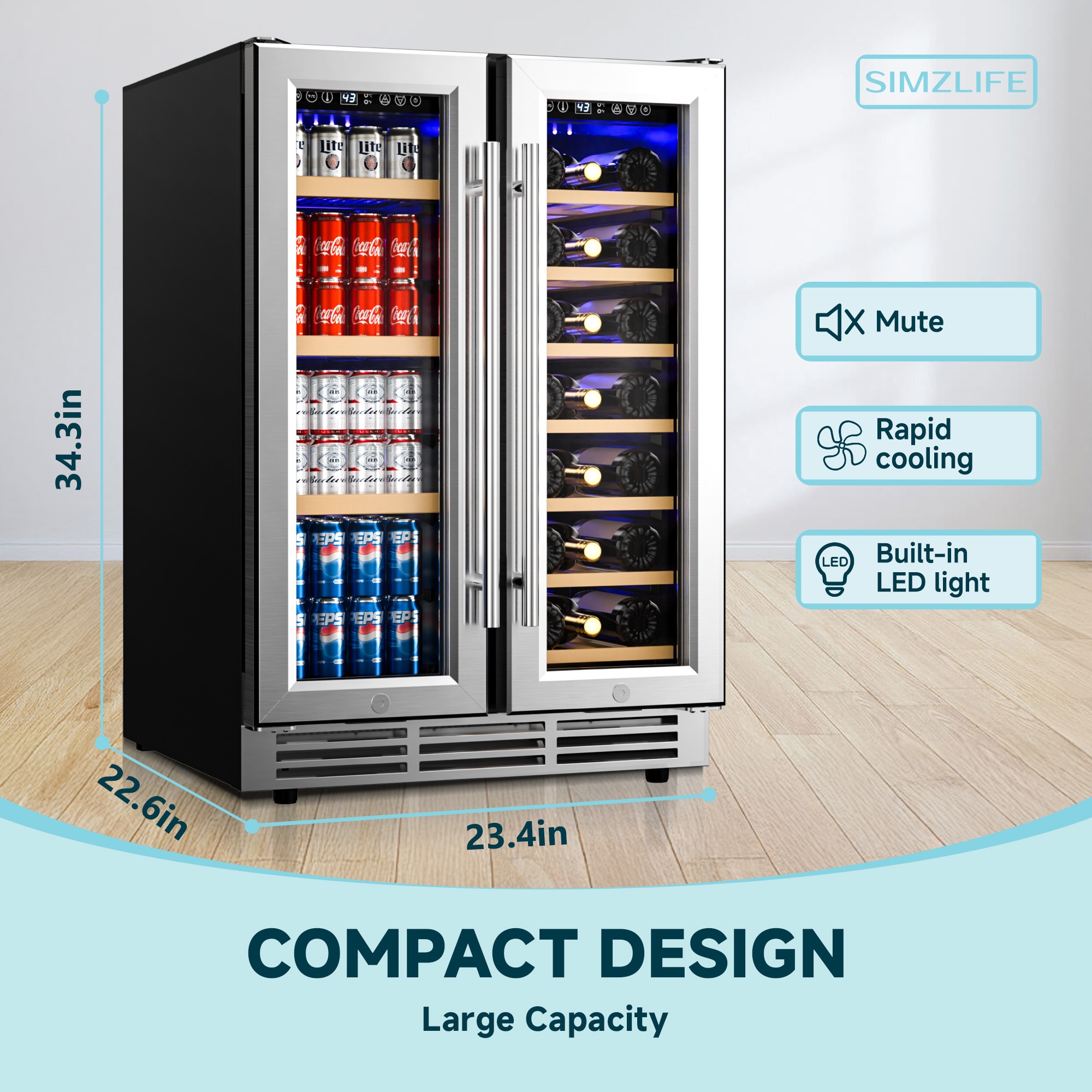 SIMZLIFE BRUC-DD53 Beverage-Dispensers - View #9