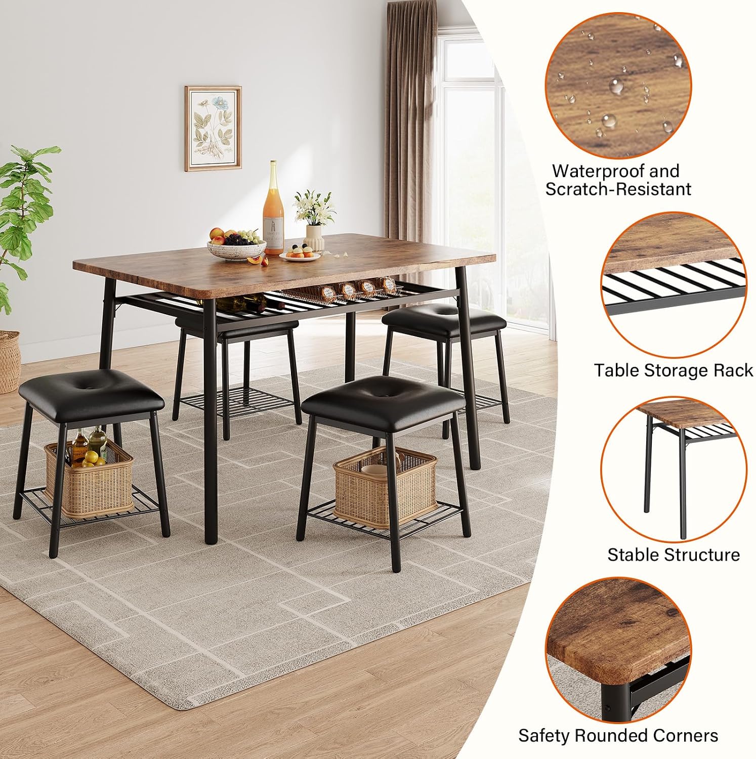 GAOMON CNAE38KOGIUO82TD0 Dining-Sets - View #6