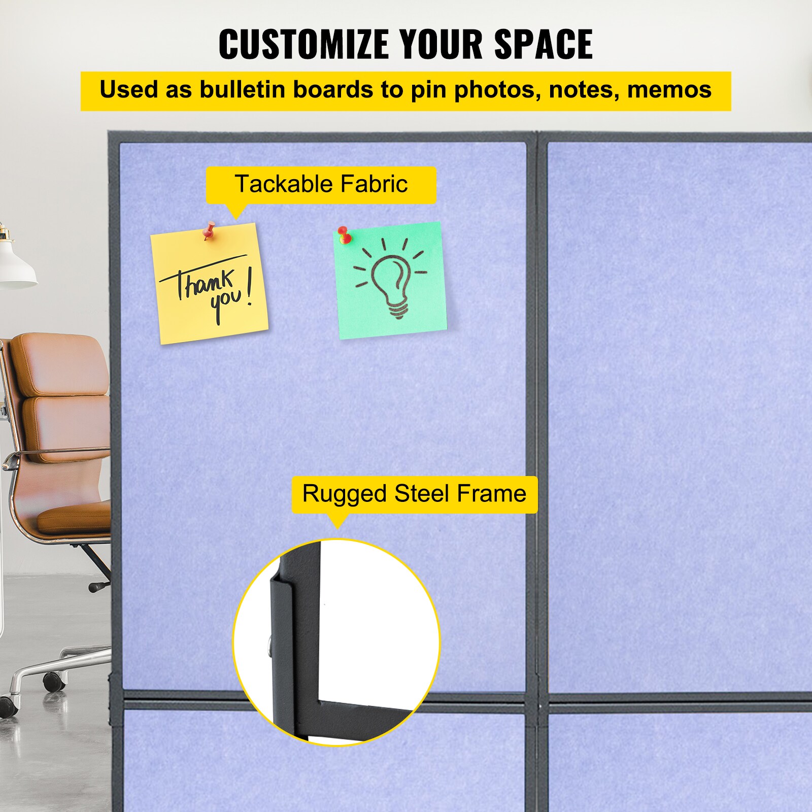 VEVOR LDSGYPF7266SPGLS1V0 Indoor-Privacy-Screens - View #5