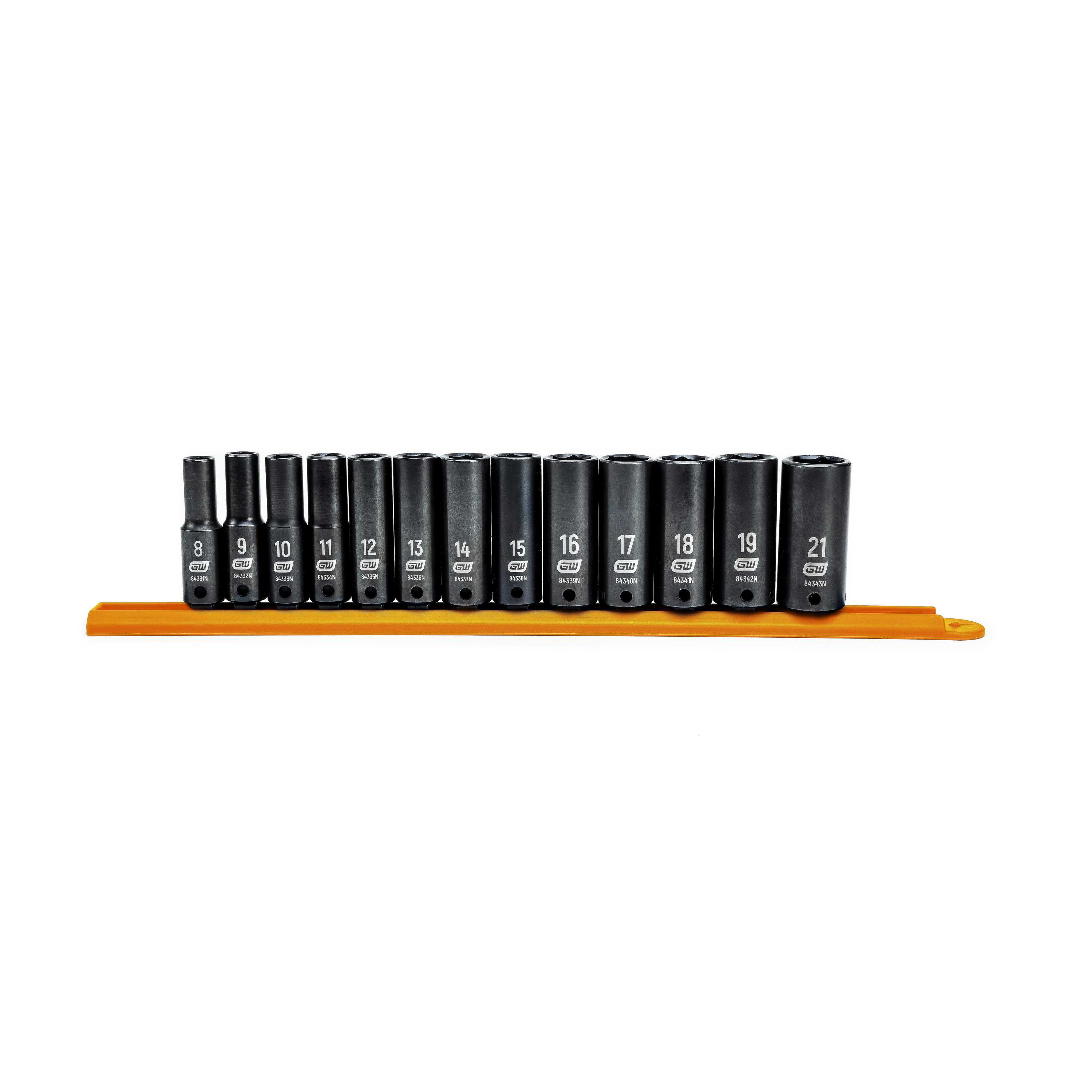 GEARWRENCH 84914N 8 -Piece Standard (SAE) 3/8-in Drive Set 6-point Impact Socket Set