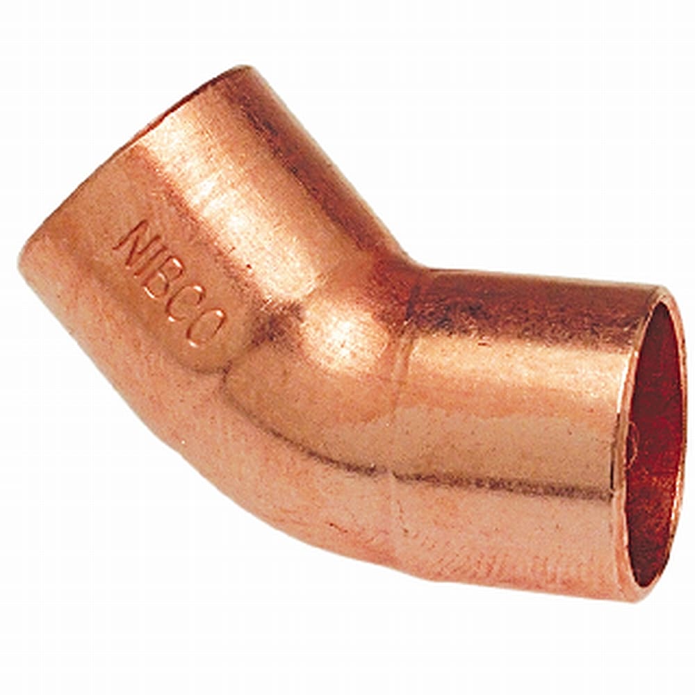 3/4" inch Copper Press 45 Degrees Elbow Plumbing Fitting 5 Pack 