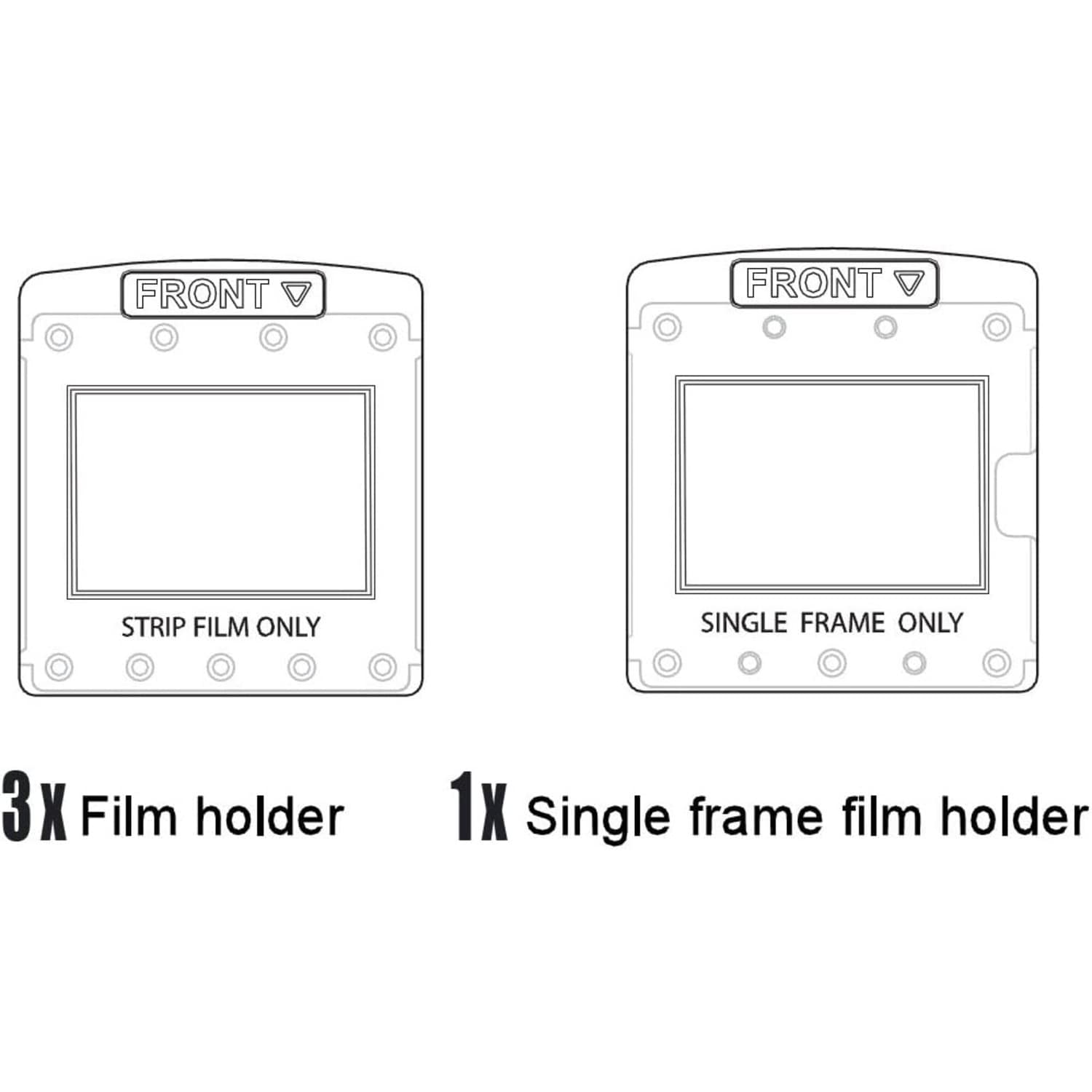 DBTech Replacement Film Holders for FS150 Film Slide and Negative ...