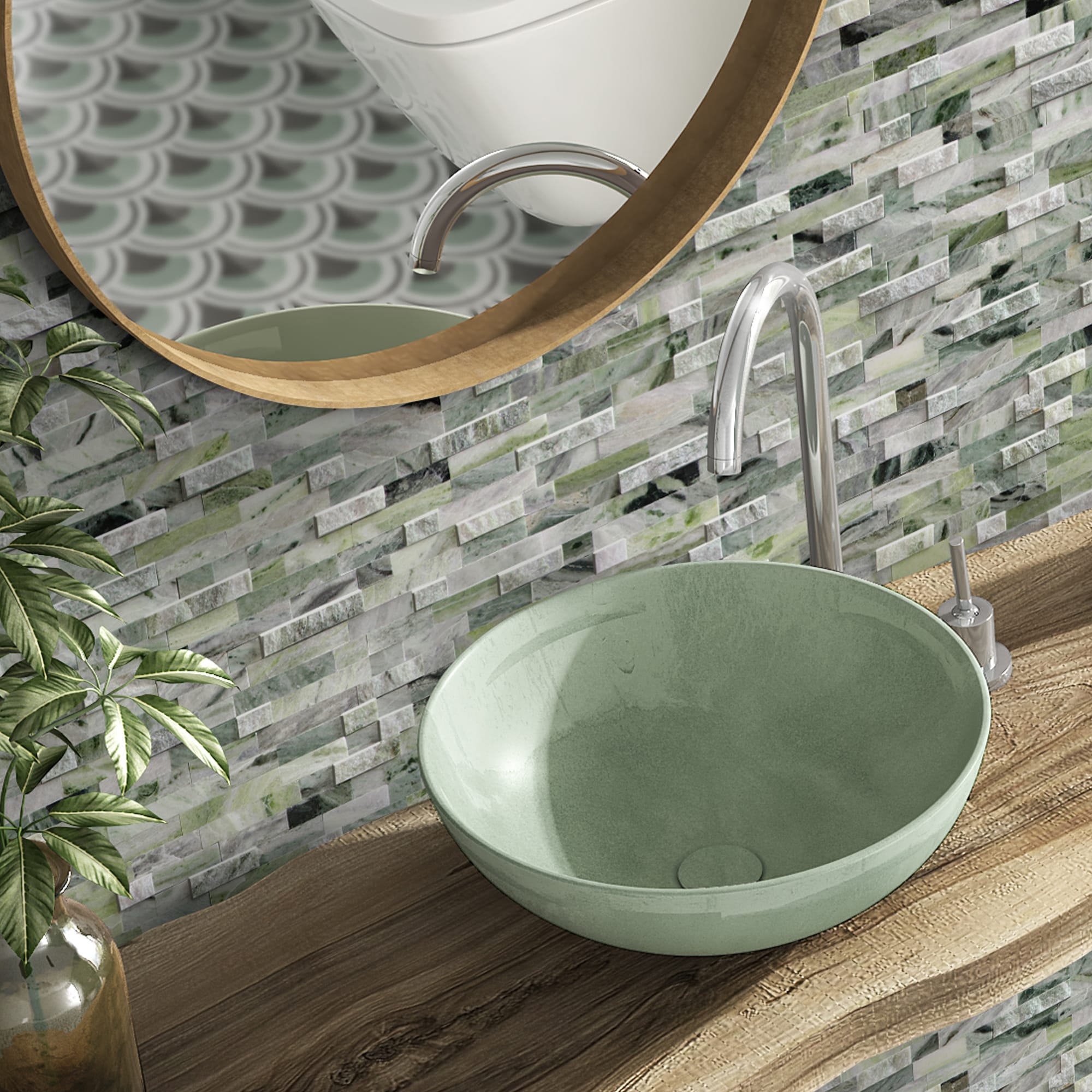 SUNWINGS HEX48-BLK-10 Ceramic-Tile - View #4