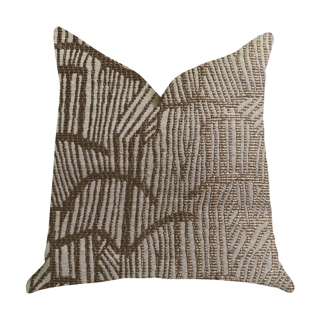 Bronze metallic cheap throw pillows