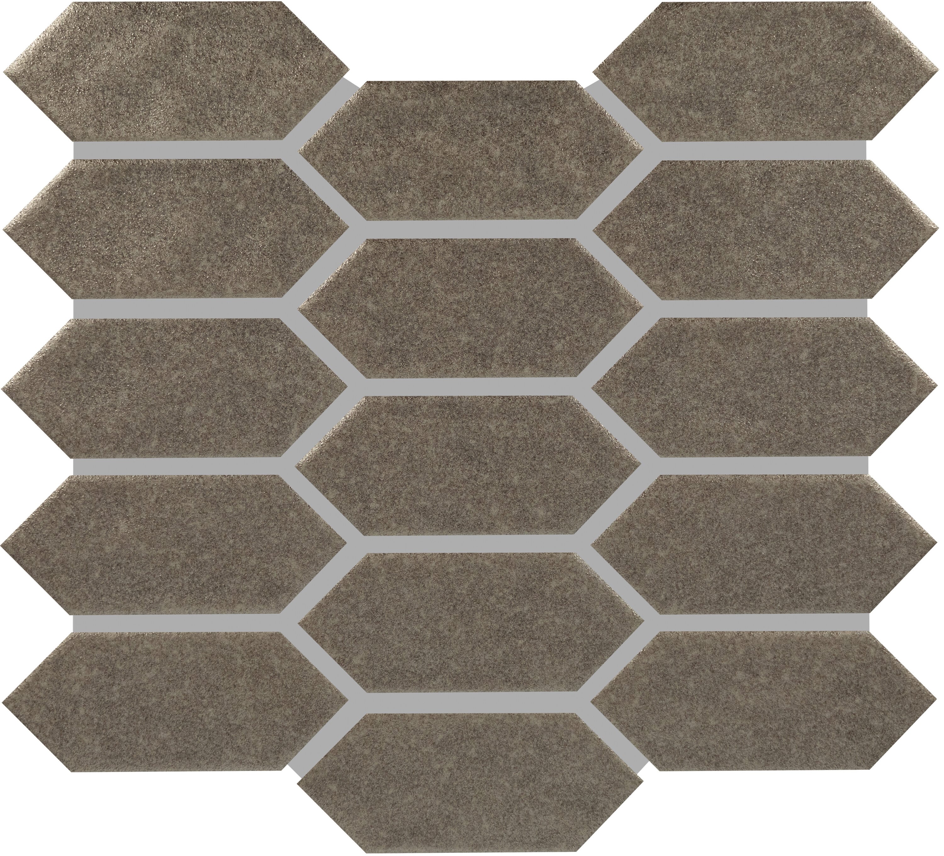 Hillcrest Ridge Metallic Vibe 11-in x 12-in Glossy Ceramic Hexagon Patterned Wall Tile (8.76-sq. ft/ Carton) | - American Olean AT2525PICKMS1P2