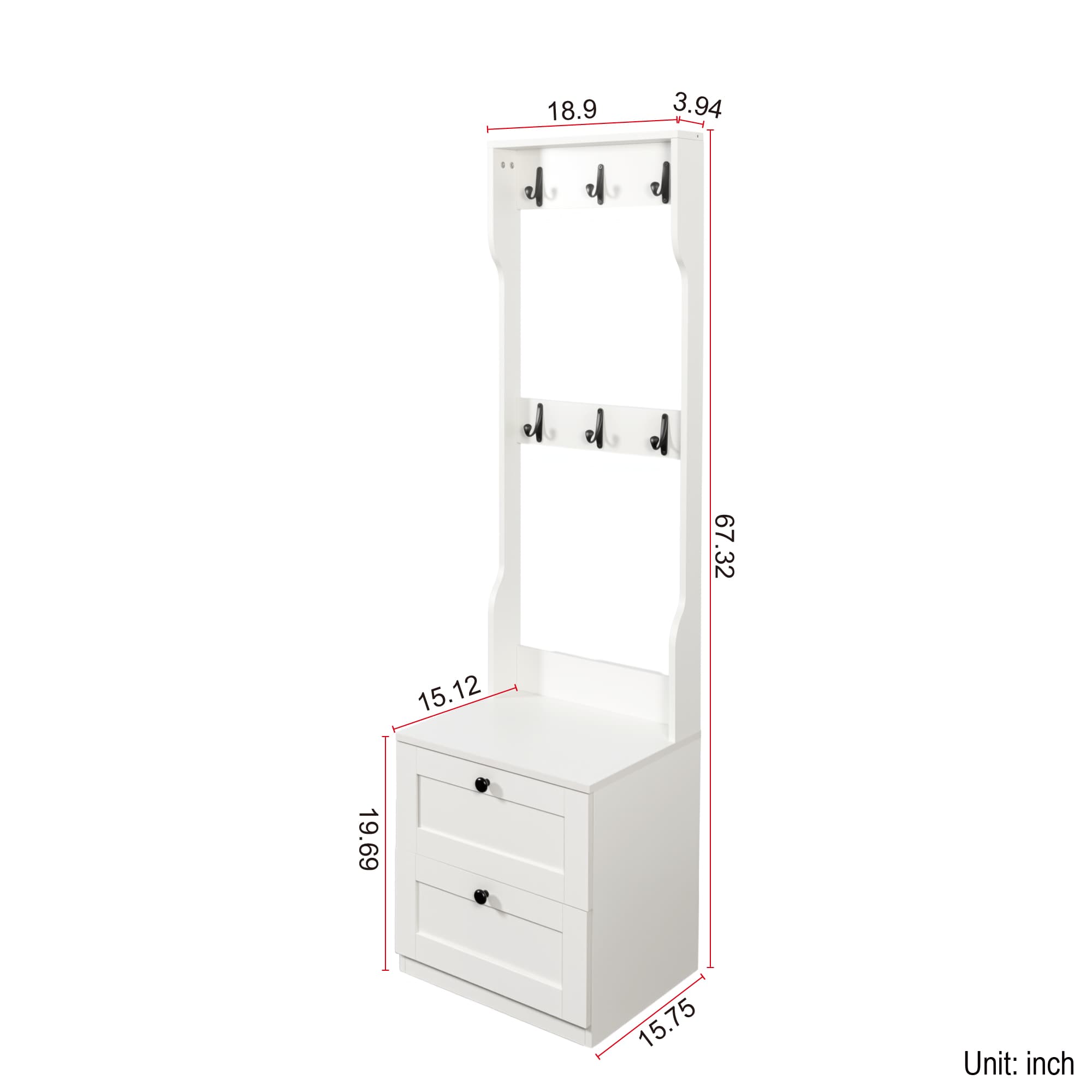 Vynxaria LEXY2538DJWSCTG088 nightstands - View #5