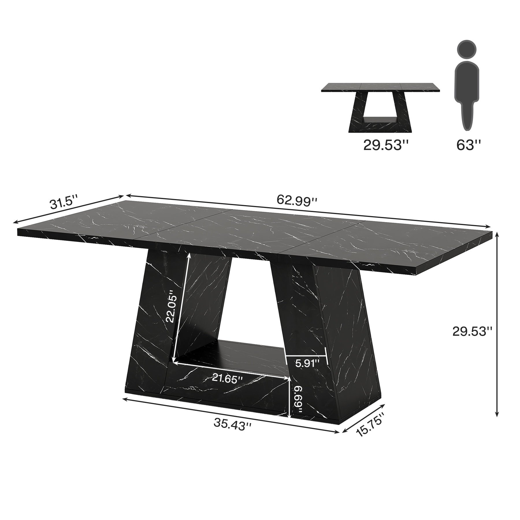 Tribesigns LWOYJL-1007YY desks - View #6