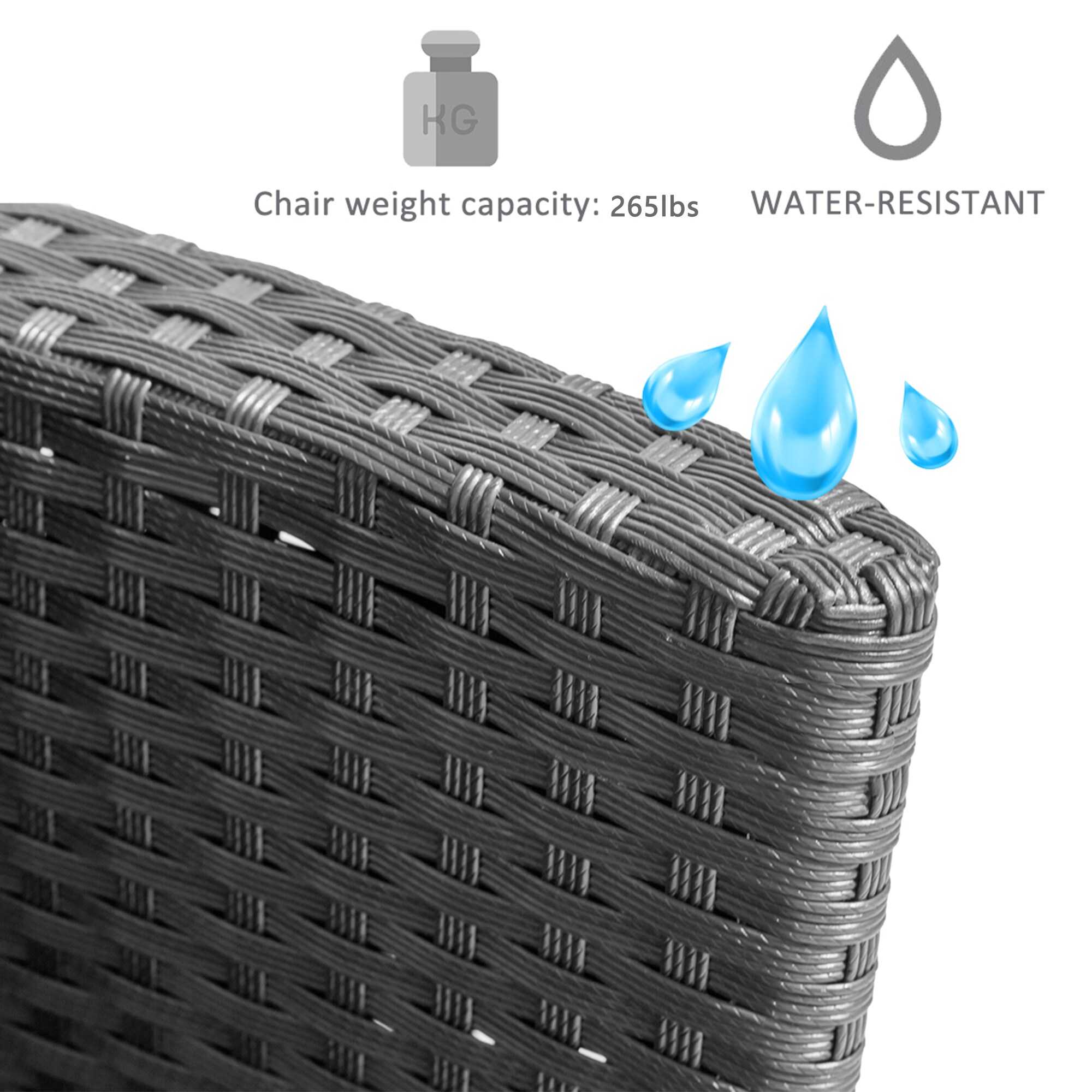 Damerin N7CS07 Patio-Conversation-Sets - View #12