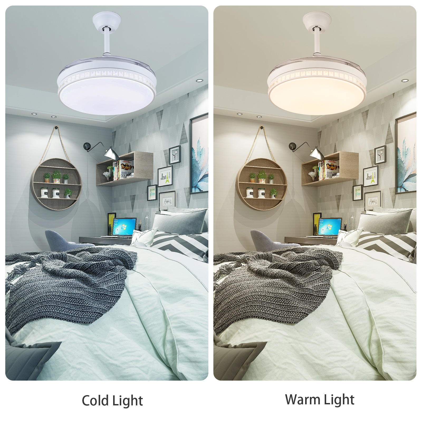 Oukaning HG-HCXLST-4227-US Ceiling-Fans - View #3