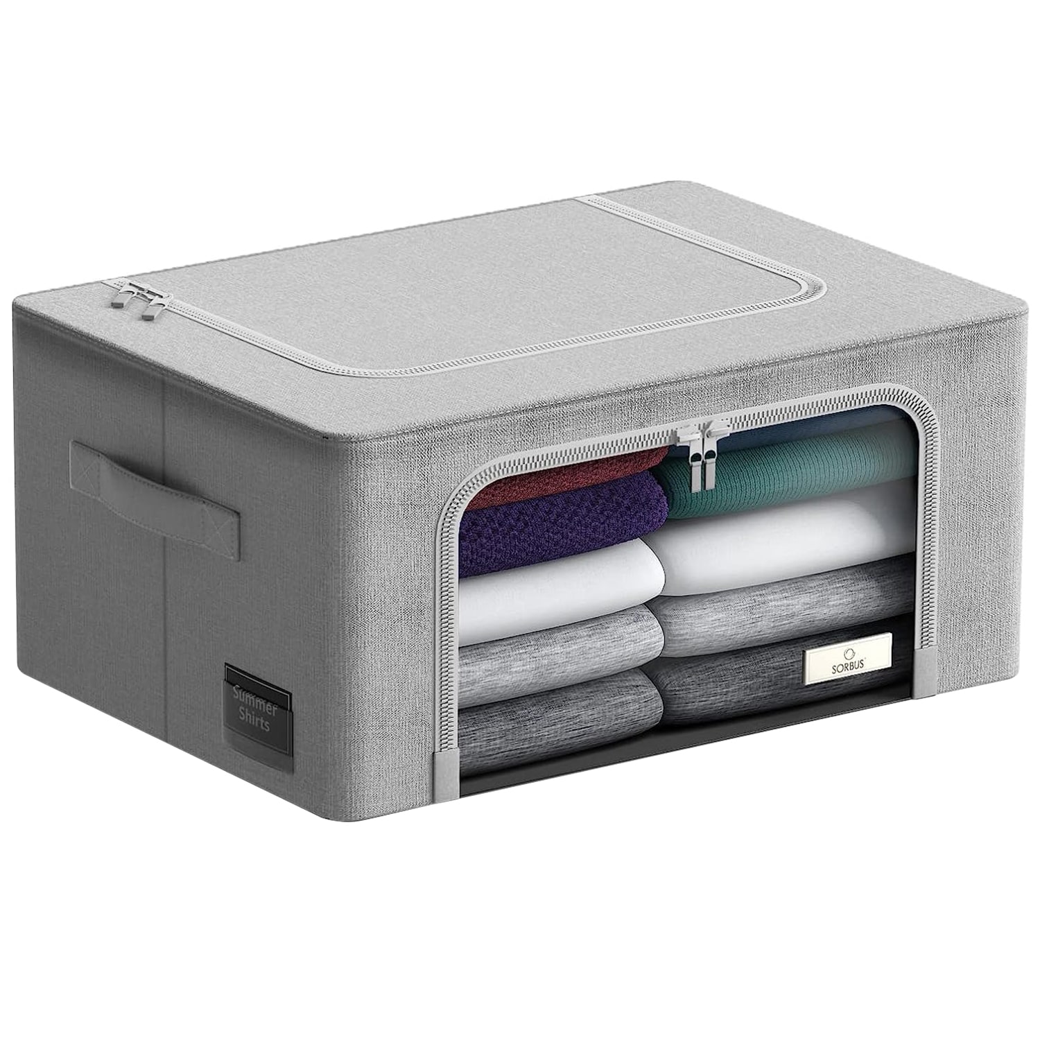  Foldable and Stackable Bin for Bedroom and More
