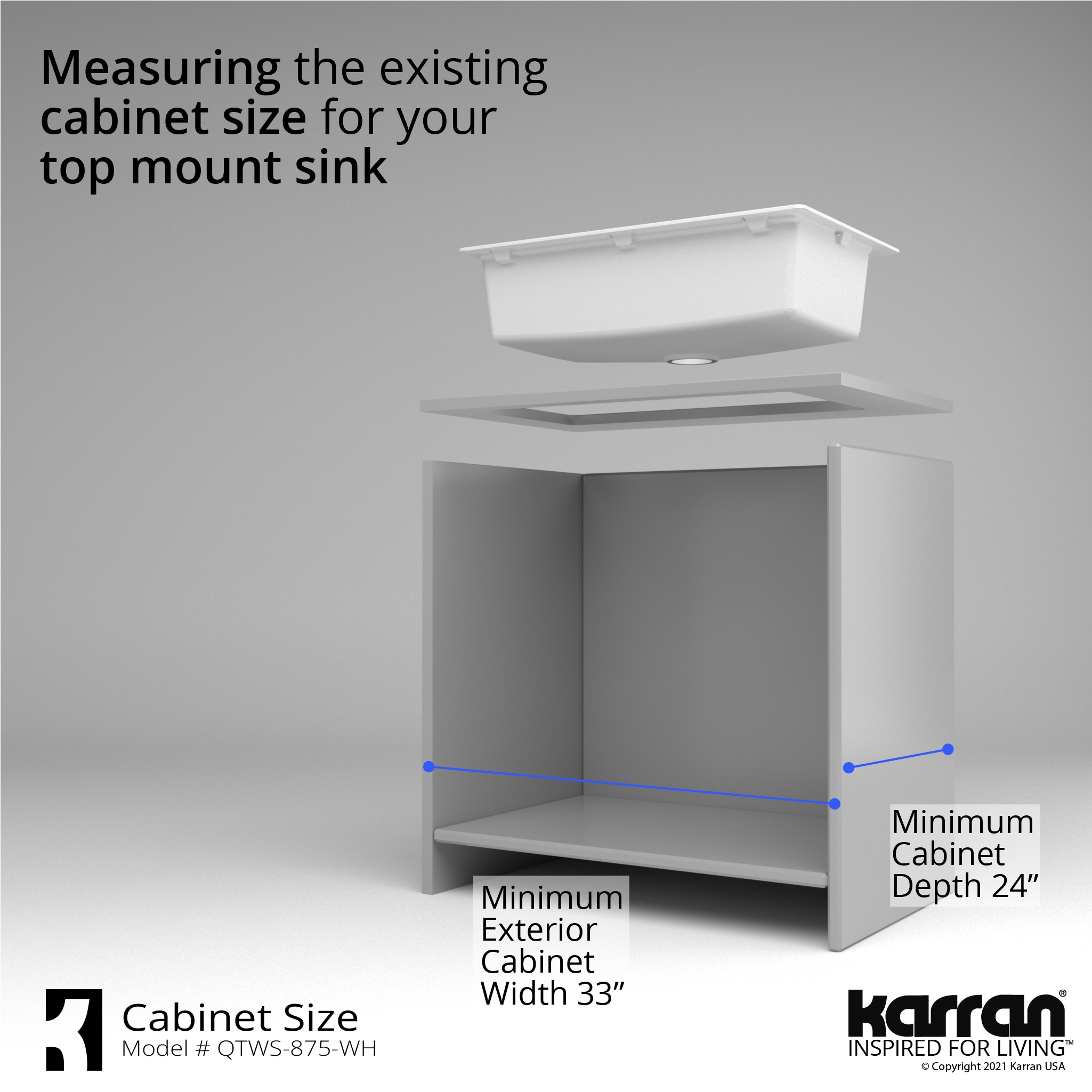 Karran QTWS-875-WH Kitchen-Sinks - View #10