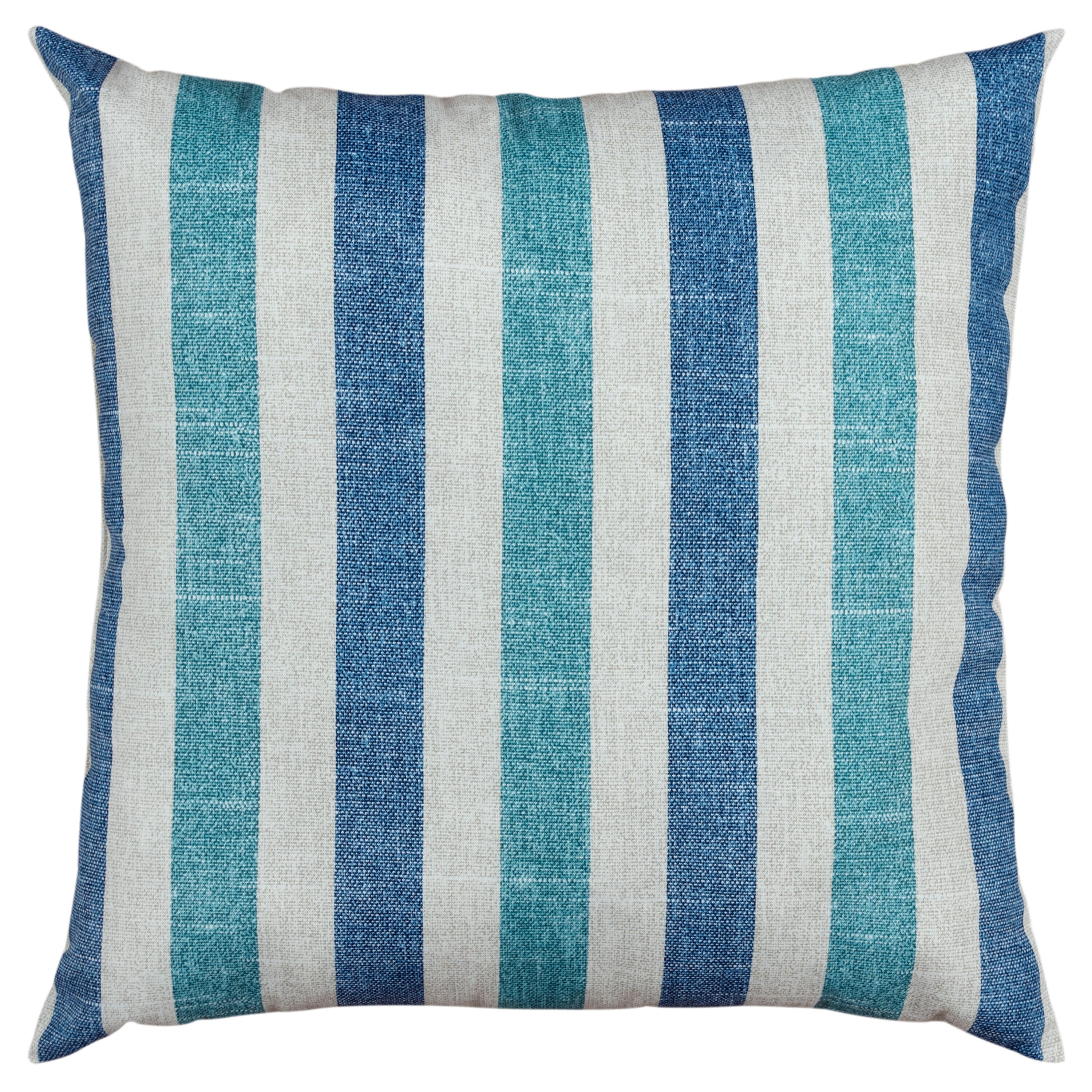 Rizzy Home 22-in x 22-in Blue Indoor Decorative Pillow in the Throw ...