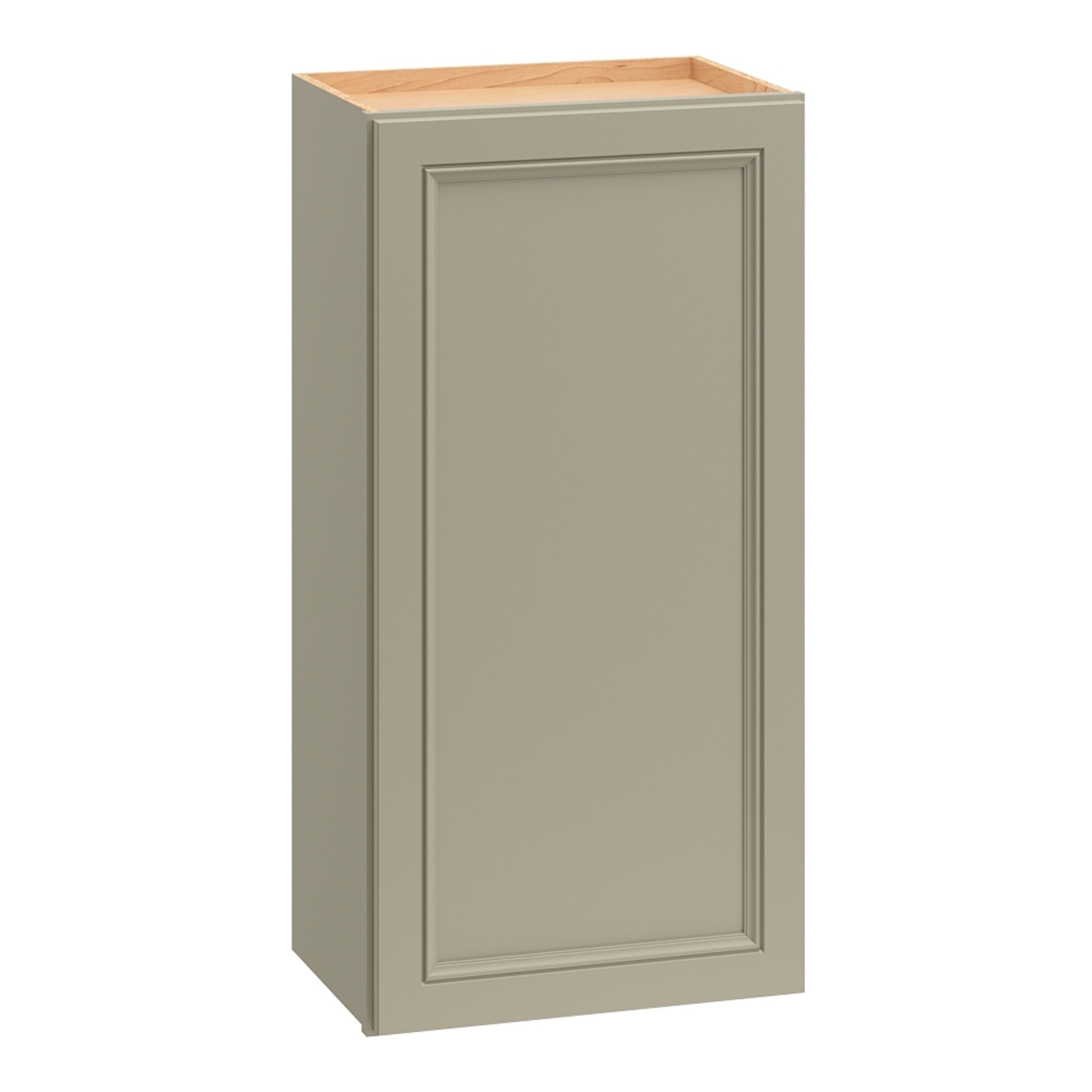 Diamond NOW G15 W1836R Wintucket 18-in W x 36-in H x 12-in D Cloud Gray Wall Fully assembled Cabinet (Recessed Panel Square)